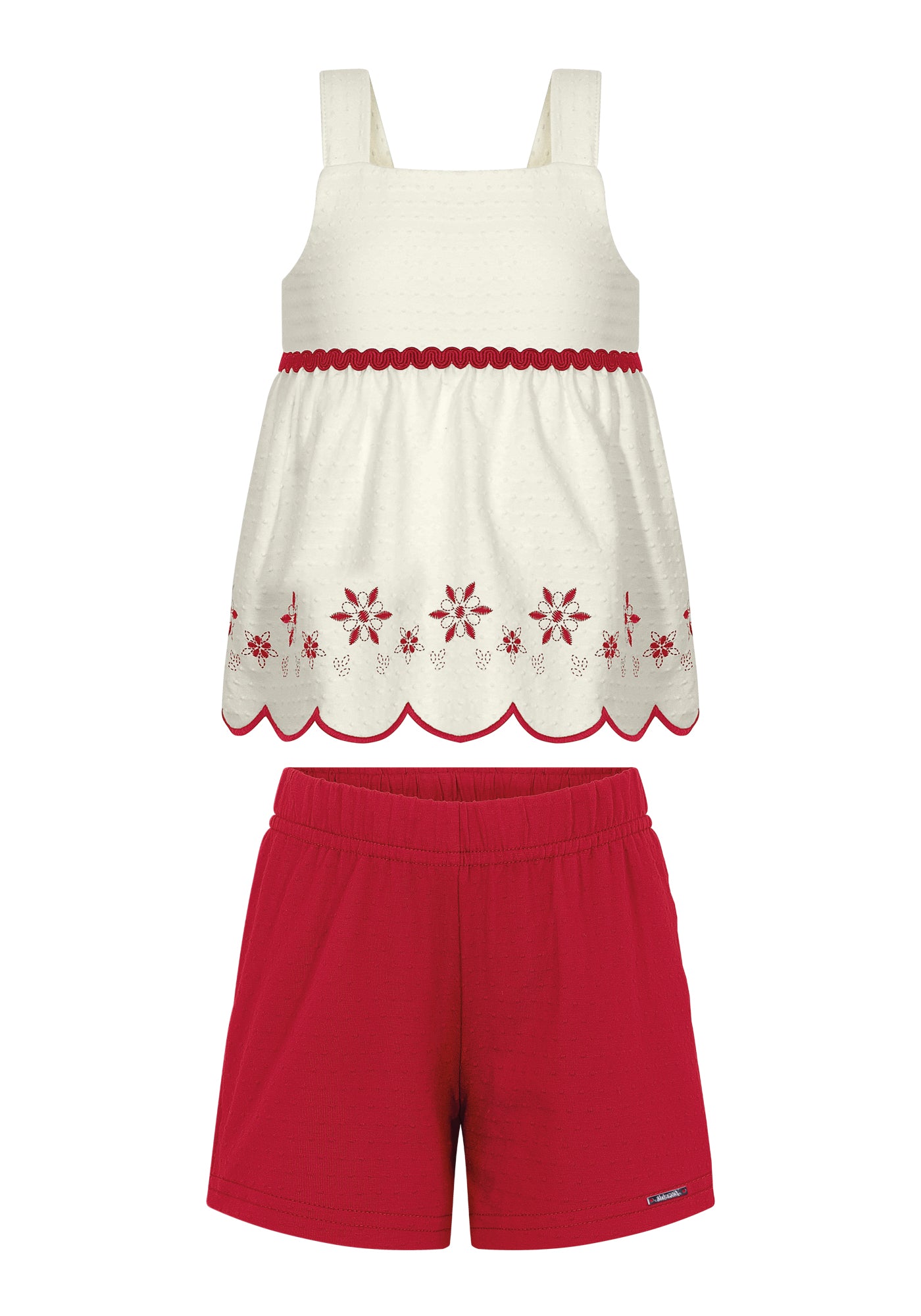 Conjunto Infantil Feminino Alakazoo Florzinhas