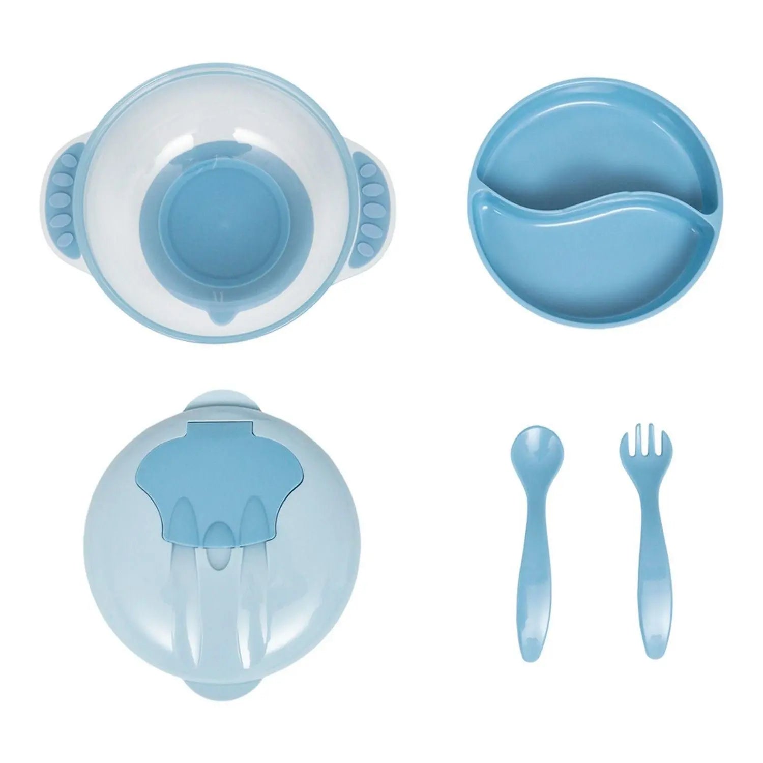 Kit Alimentação Infantil Buba com Ventosa e Talheres