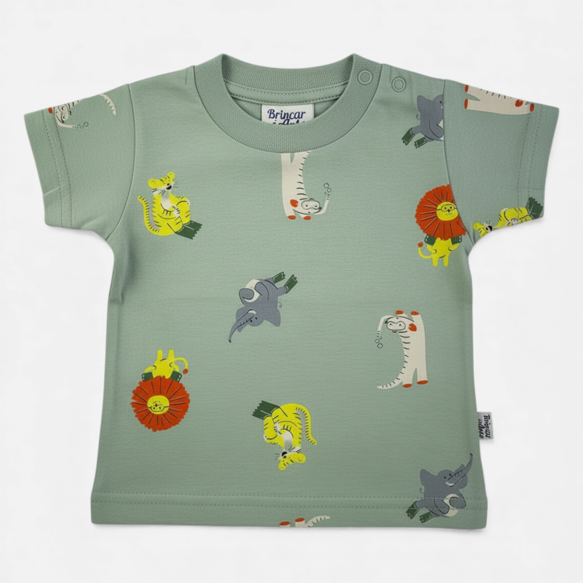 Camiseta Brincar e Arte Safari Aquatico