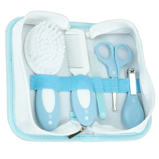 Kit Higiene Pimpolho Cerdas Naturais Com necessaire 5 Peças