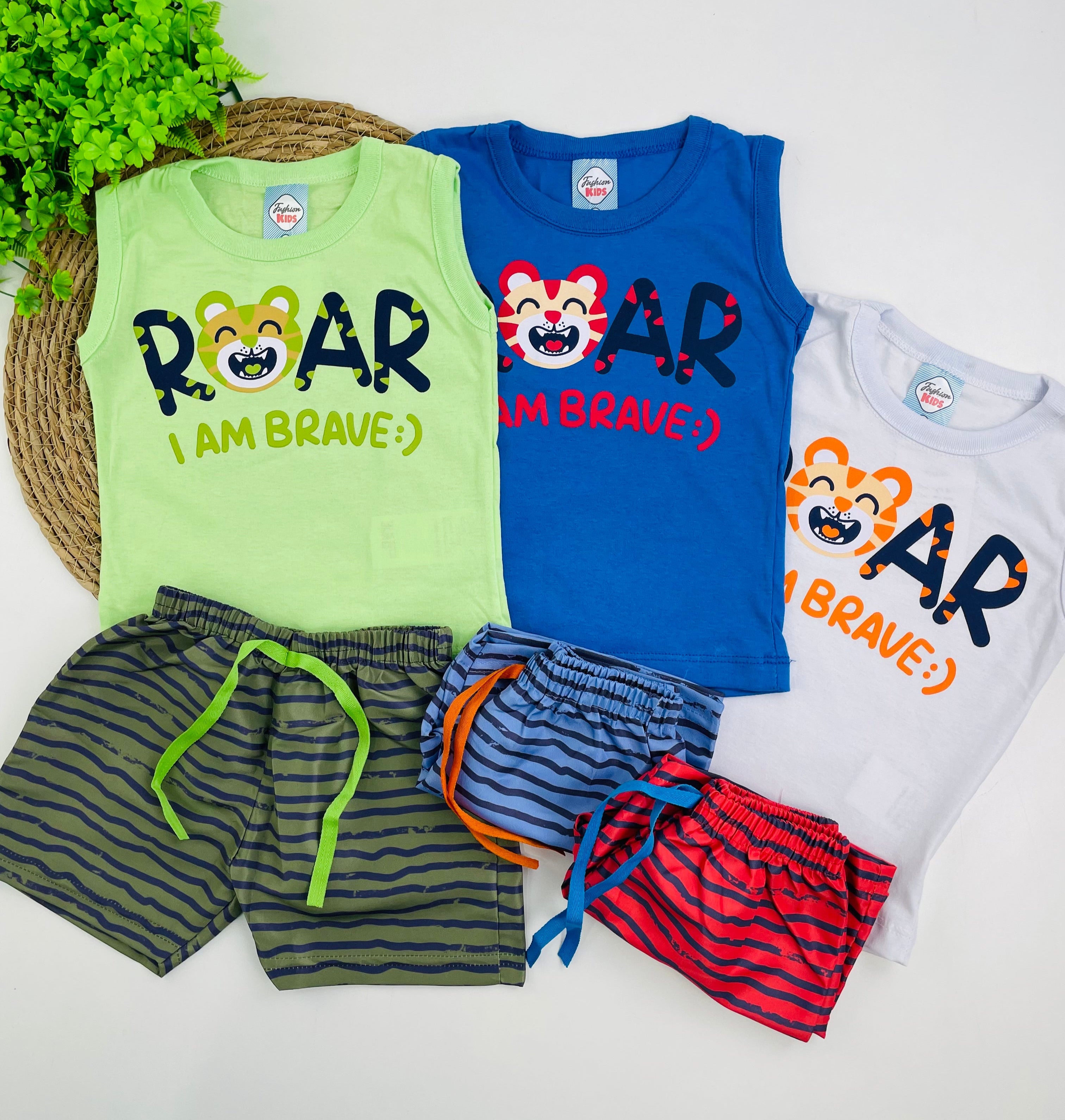 Conjunto Masculino Fashion Kids Roar