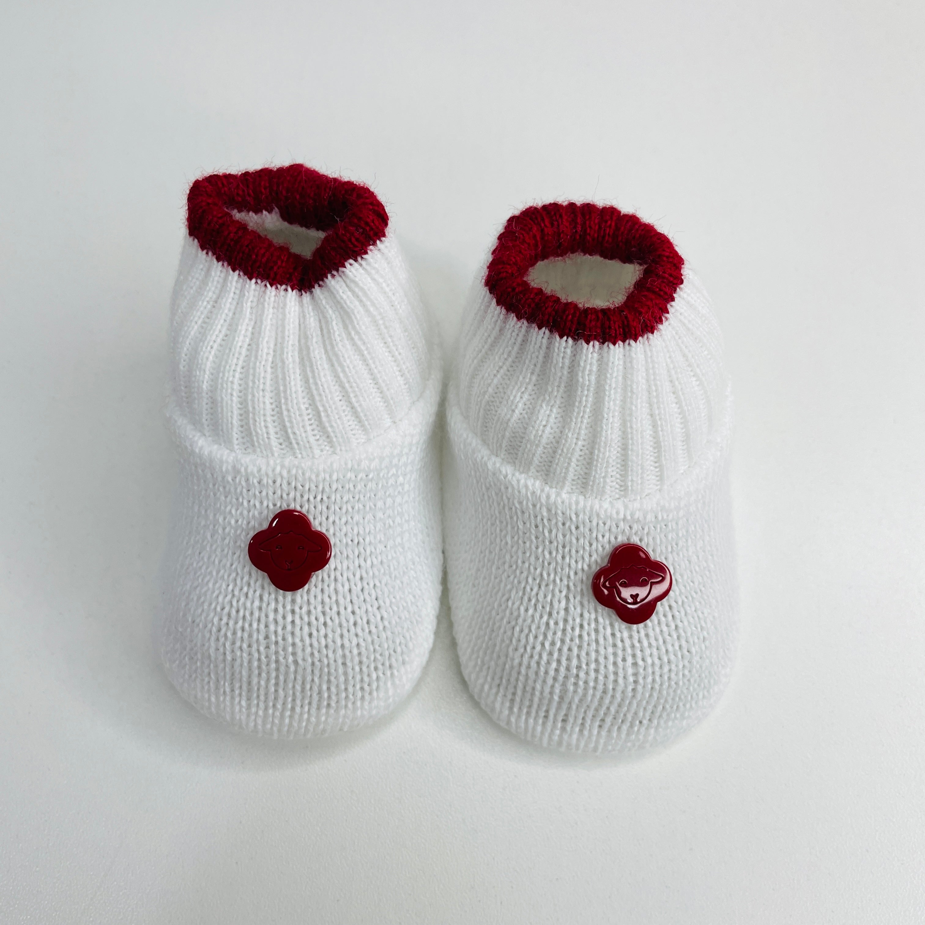 Sapatinho Bebe Tricot Listras