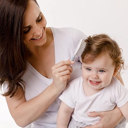 Kit Pente e Escova Pimpolho Bebê Macio 2 Peças