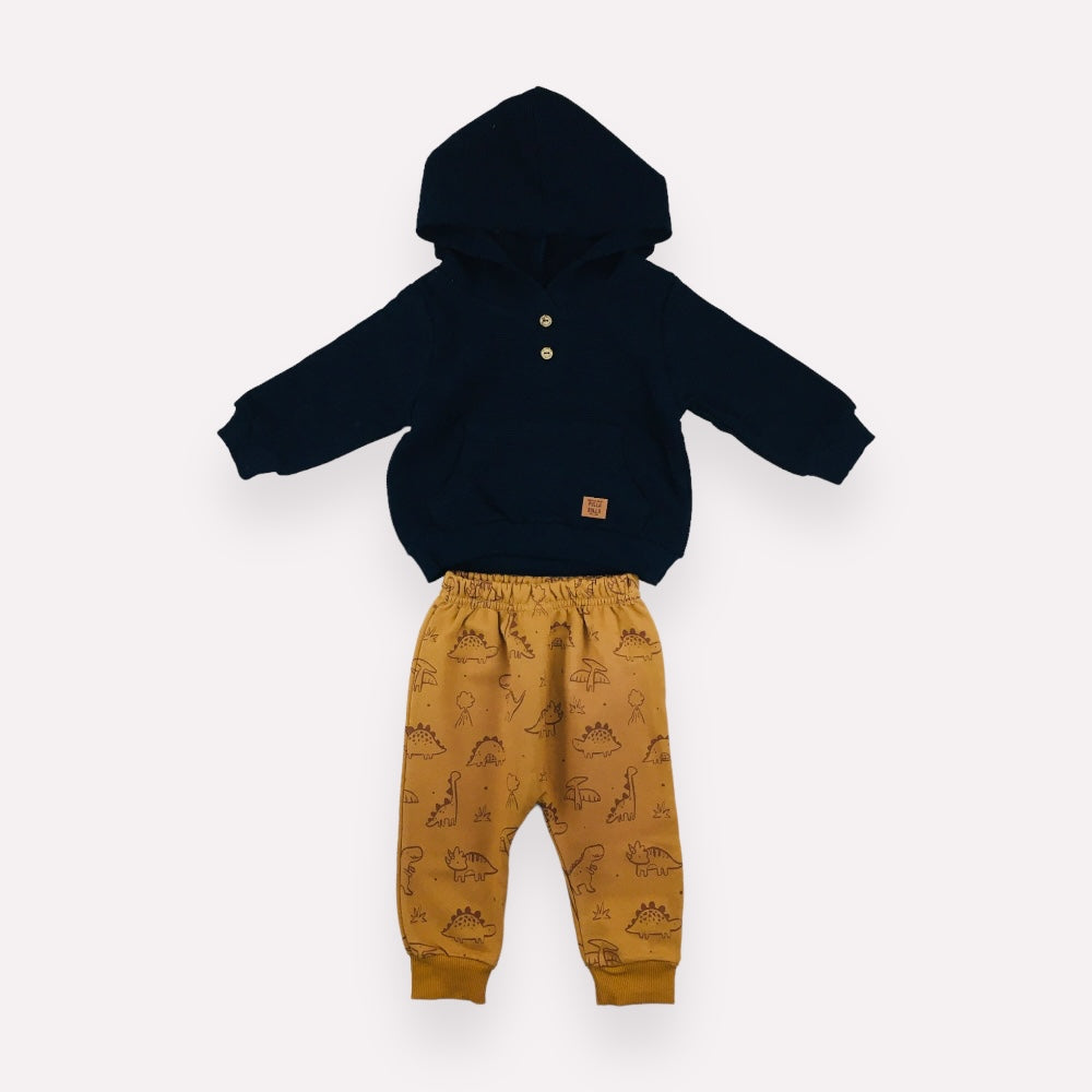 Conjunto Pulla Bulla Dinos Canelado