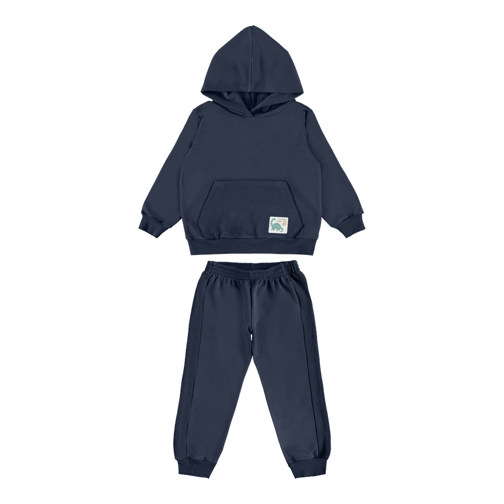 Conjunto Moletom Infantil Masculino Pulla Bulla com Capuz Dino Land 85
