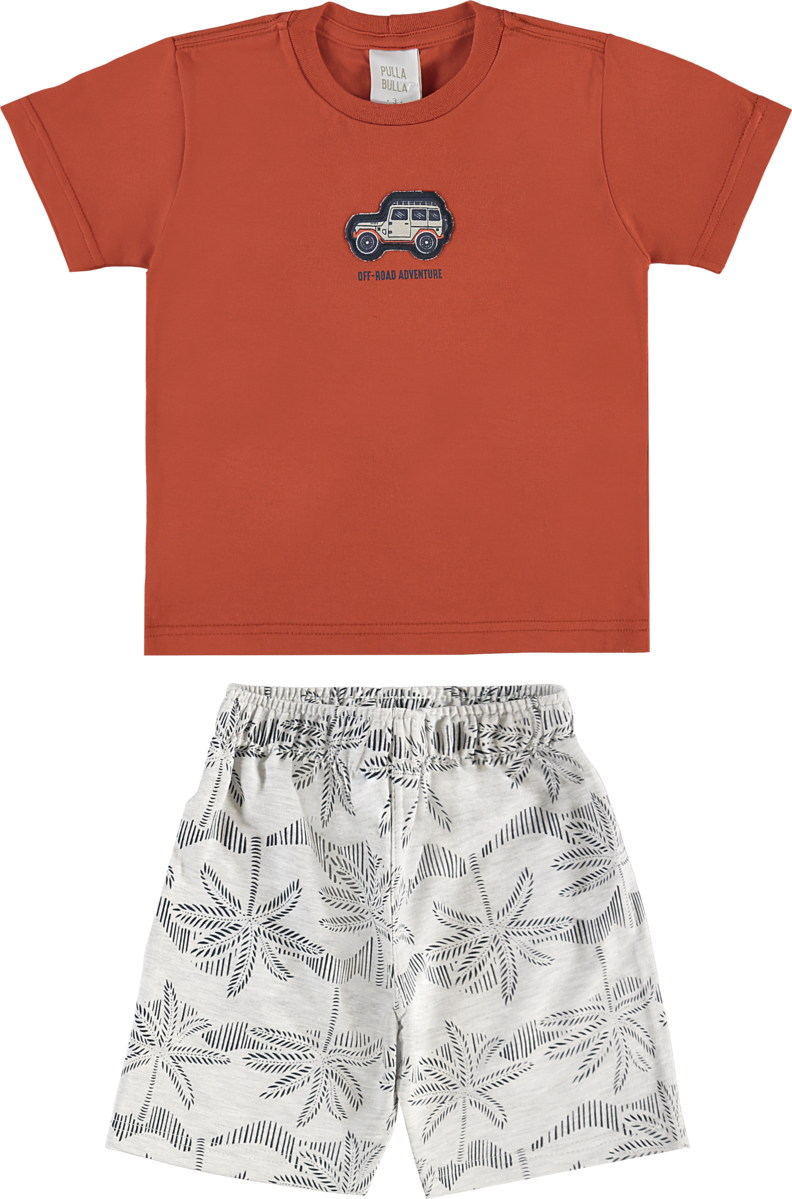 Conjunto Infantil Masculino Pulla Bulla Off Road Adventure – Conforto e Estilo para Explorar o Dia