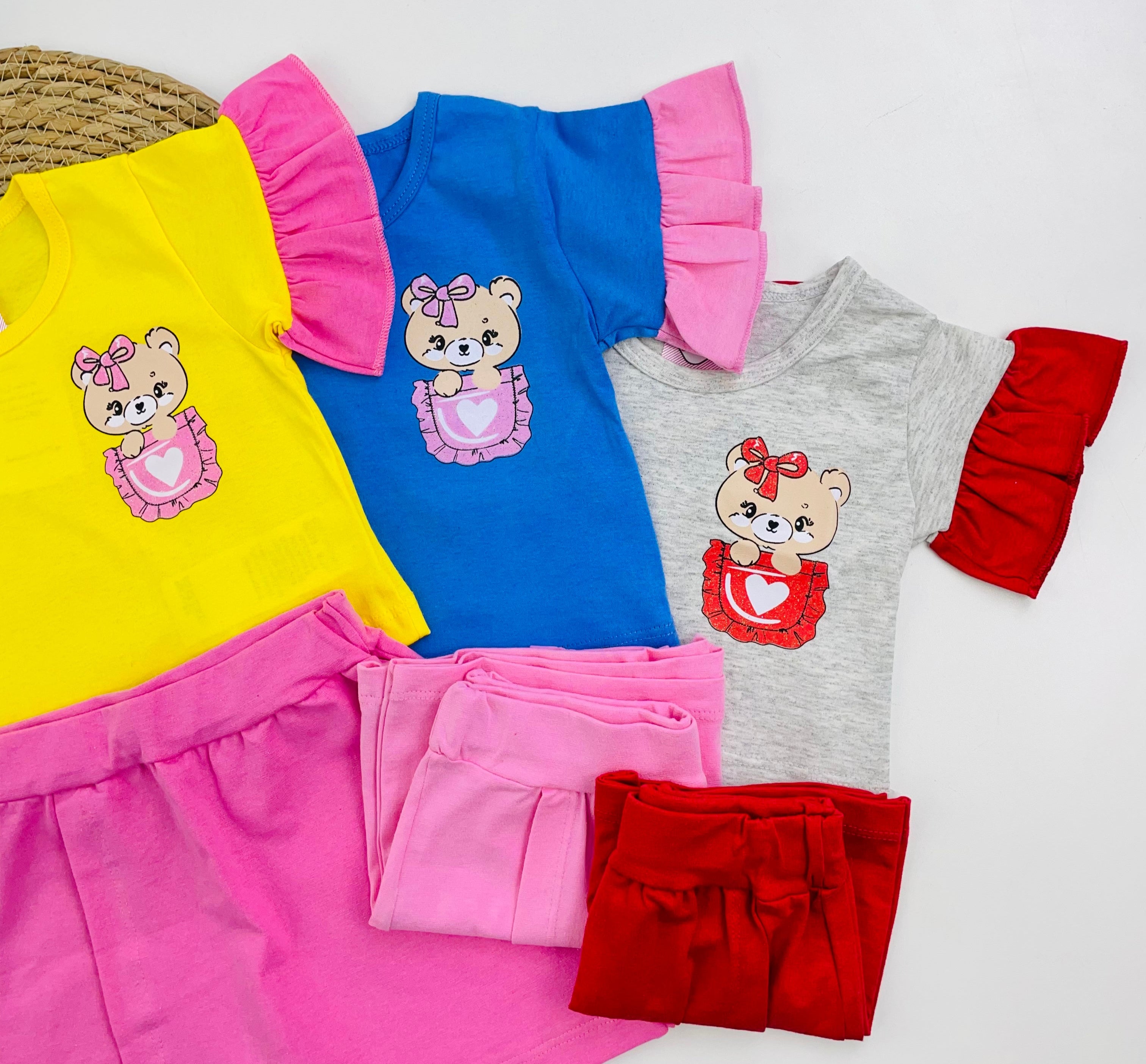 Conjunto Feminino Fashion Kids Ursinha