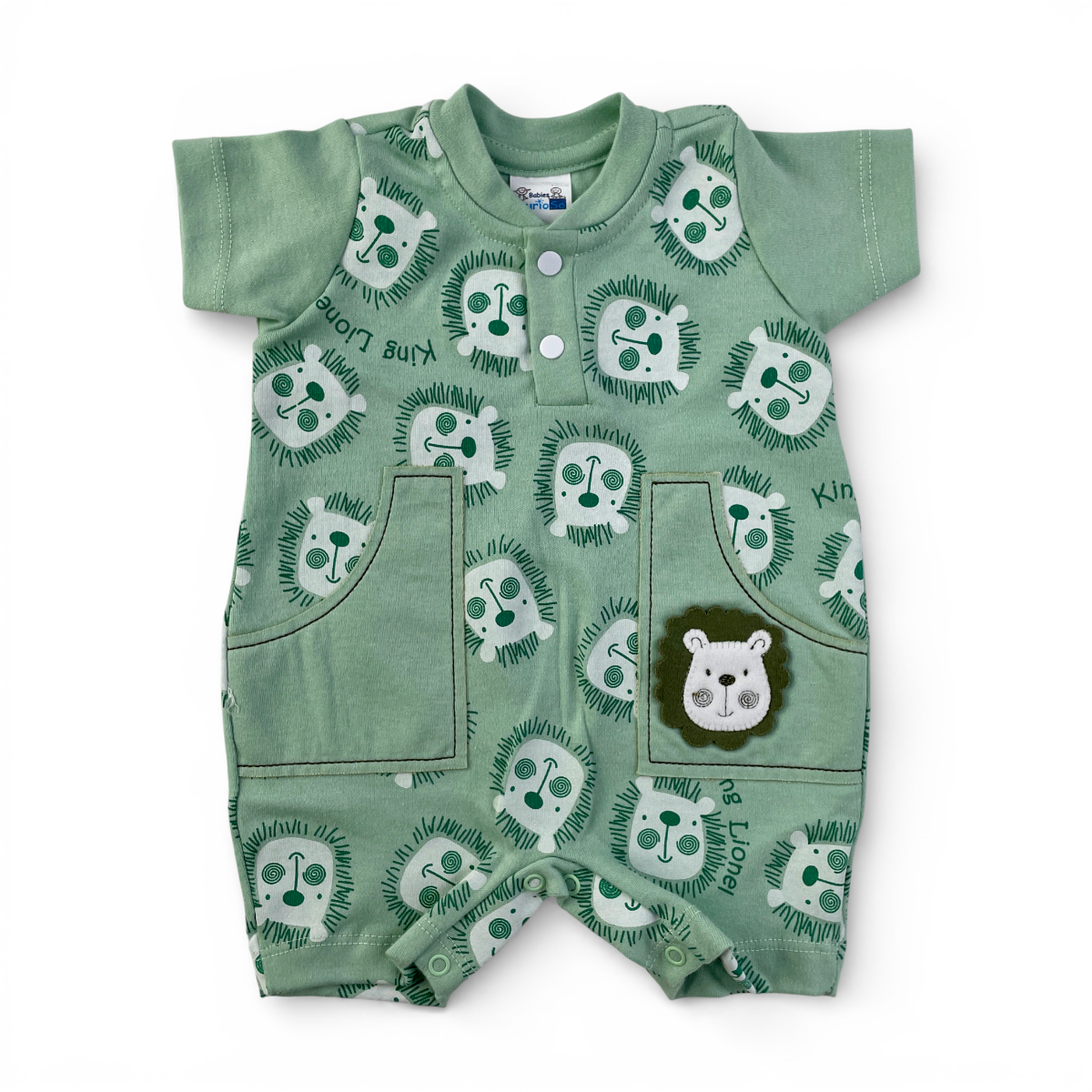 Macaquinho Masculino Infantil Curioso Leãozinho