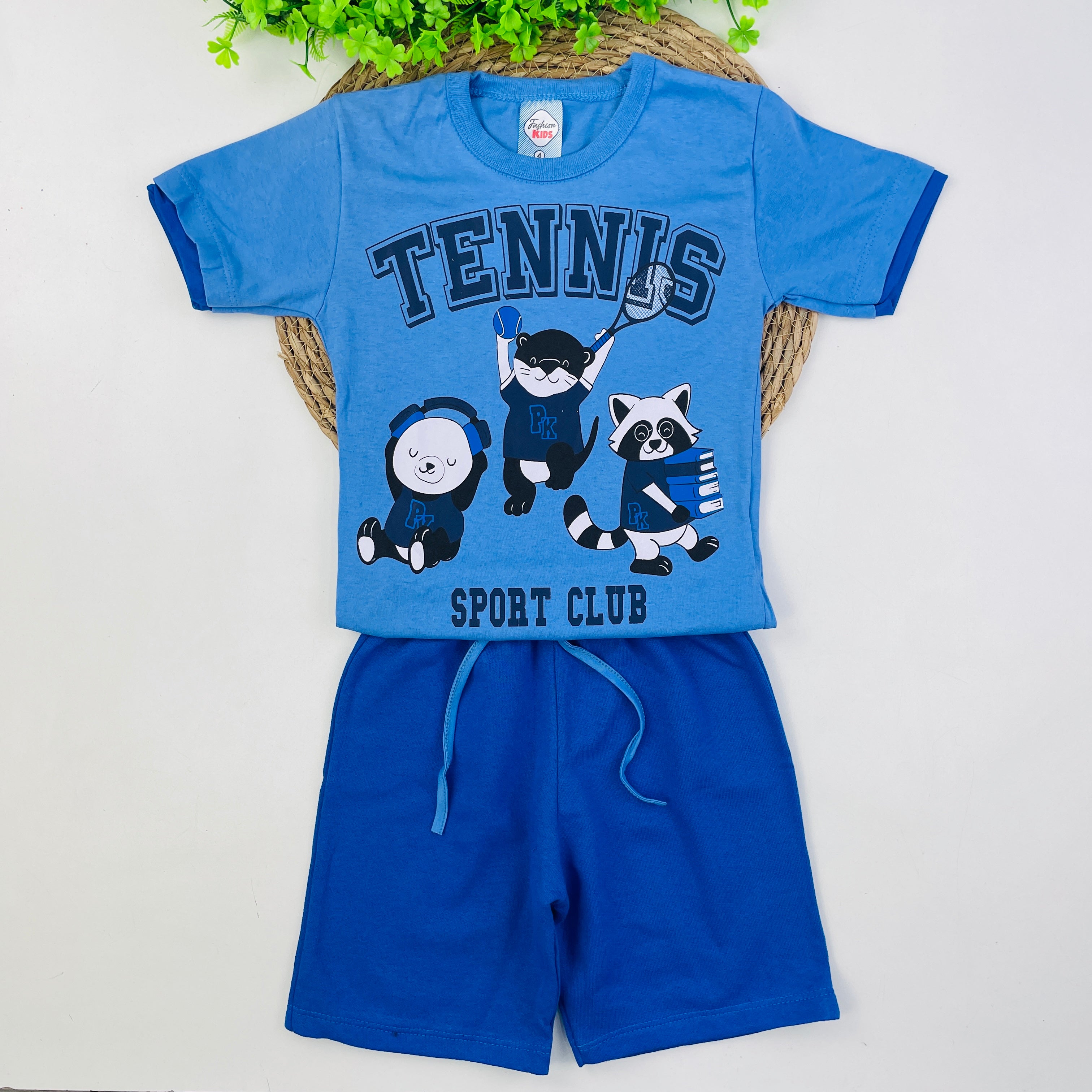 Conjunto Fashion Kids Infantil MeninoTennis Sport Club