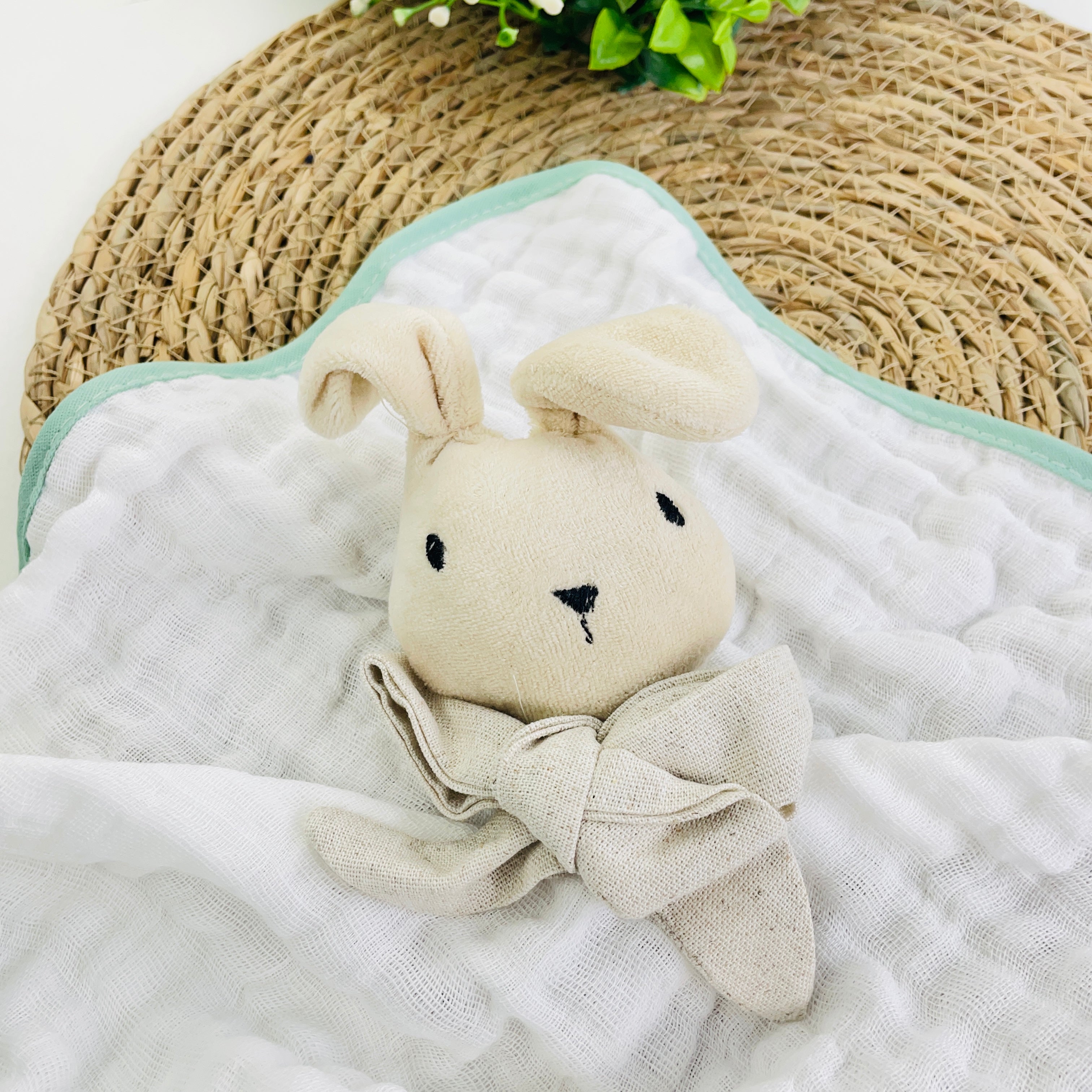 Naninha Loupiout Nature Coelhinho Com Prendedor De Chupeta