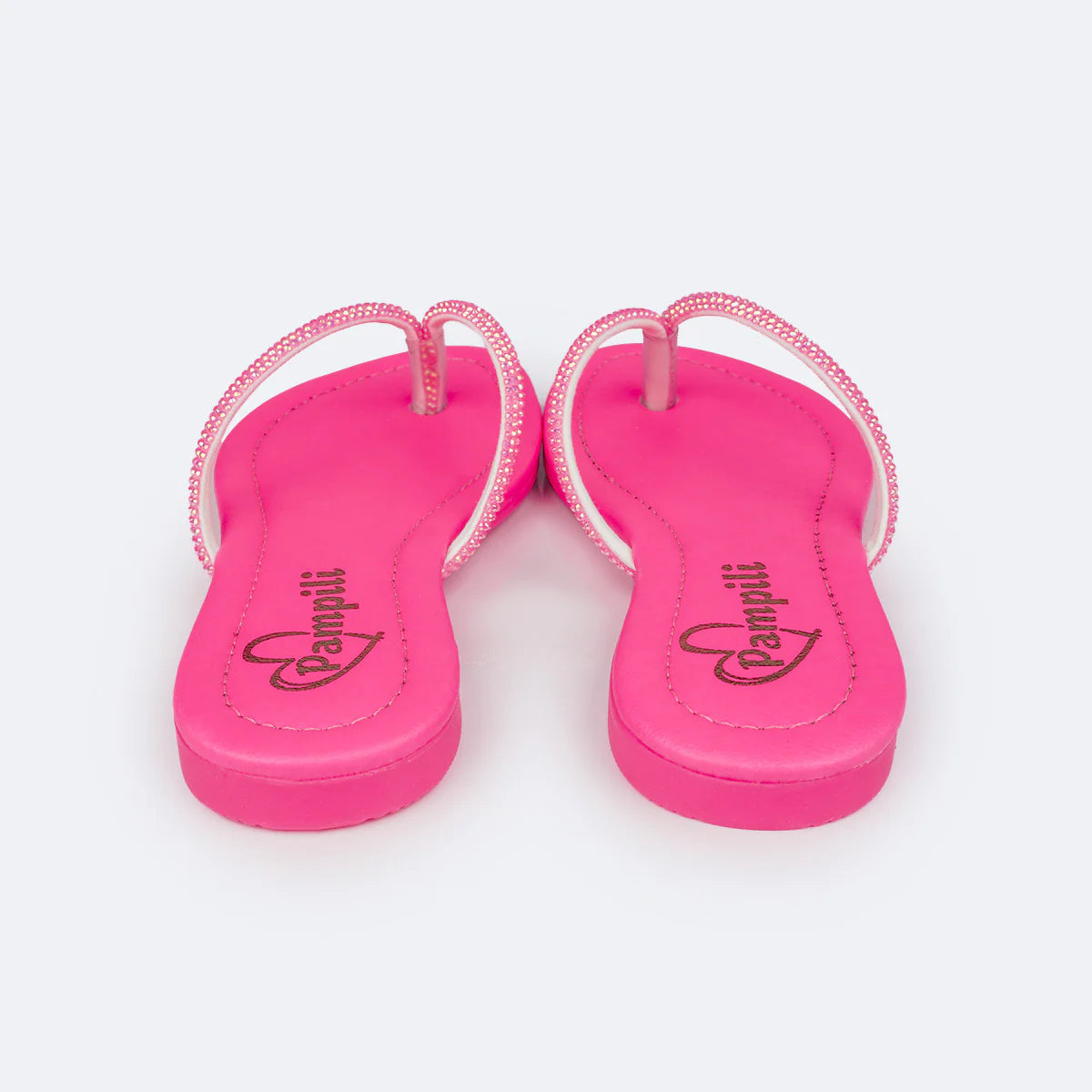 Sandália Rasteira Infantil Pampili Iris Strass – Conforto e Estilo para o Verão