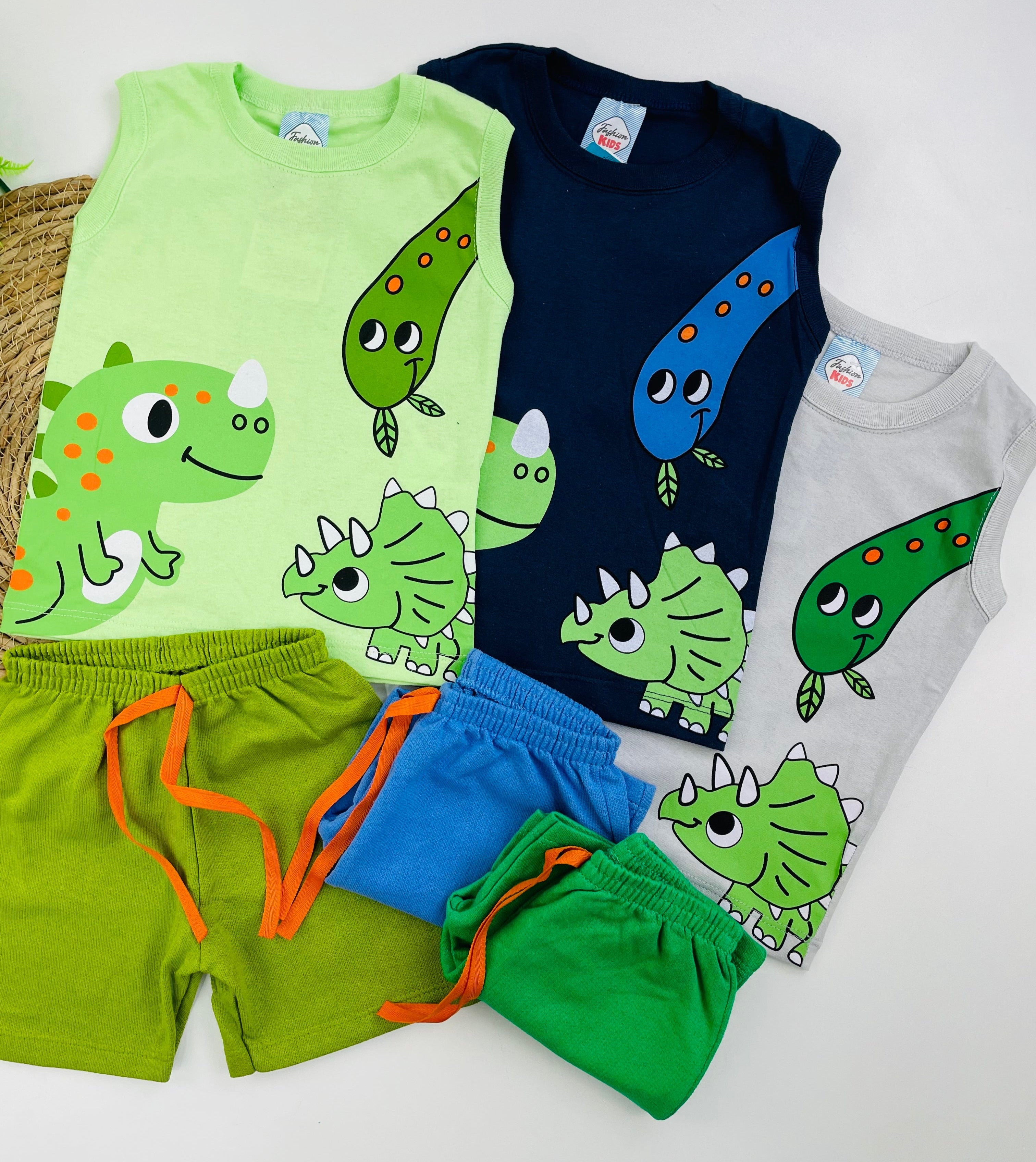 Conjunto Masculino Fashion Kids Dinos