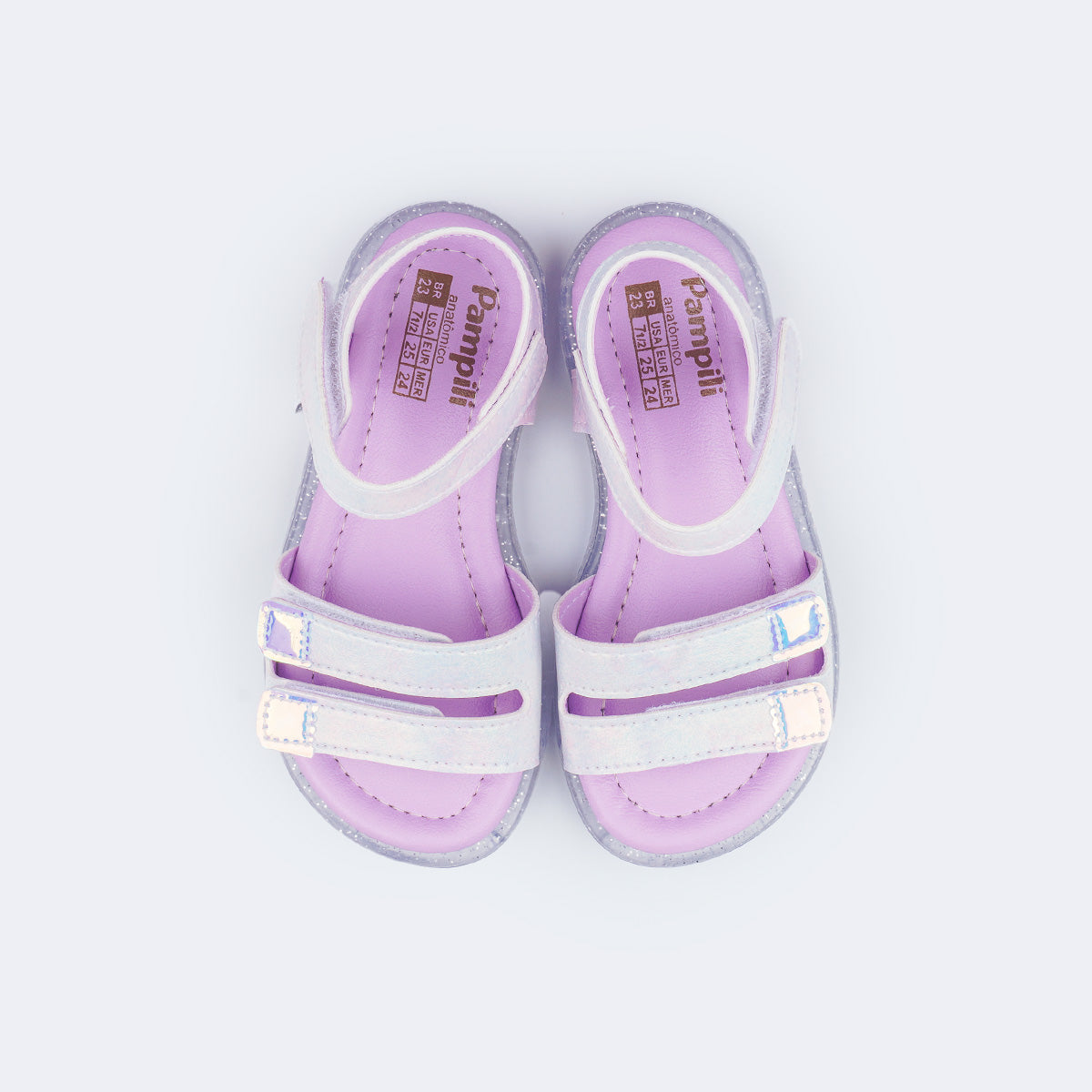 Sandália de Led Infantil Pampili Lulli Tie Dye