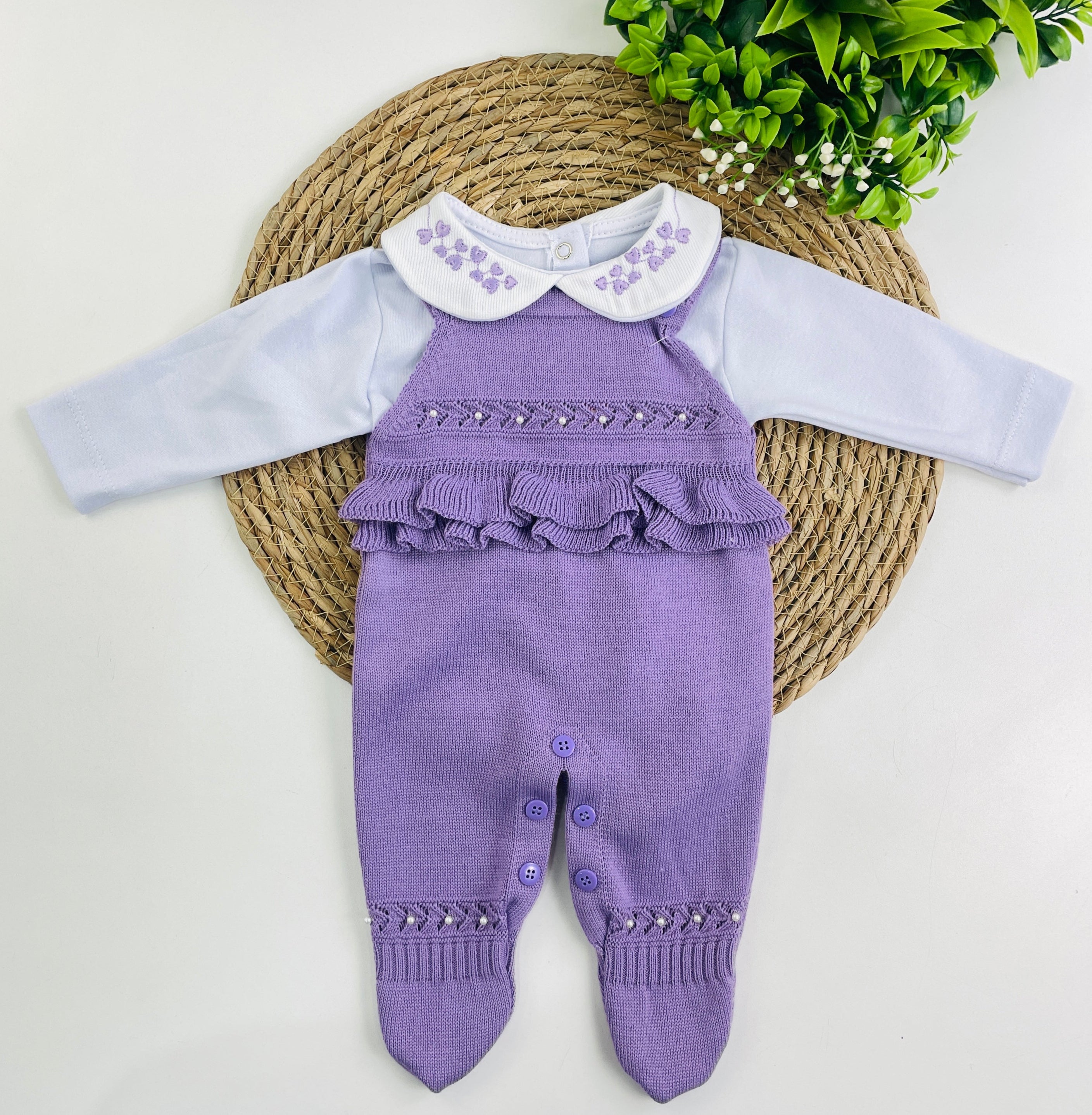 Jardineira Tamine Baby Ayla 2 Peças