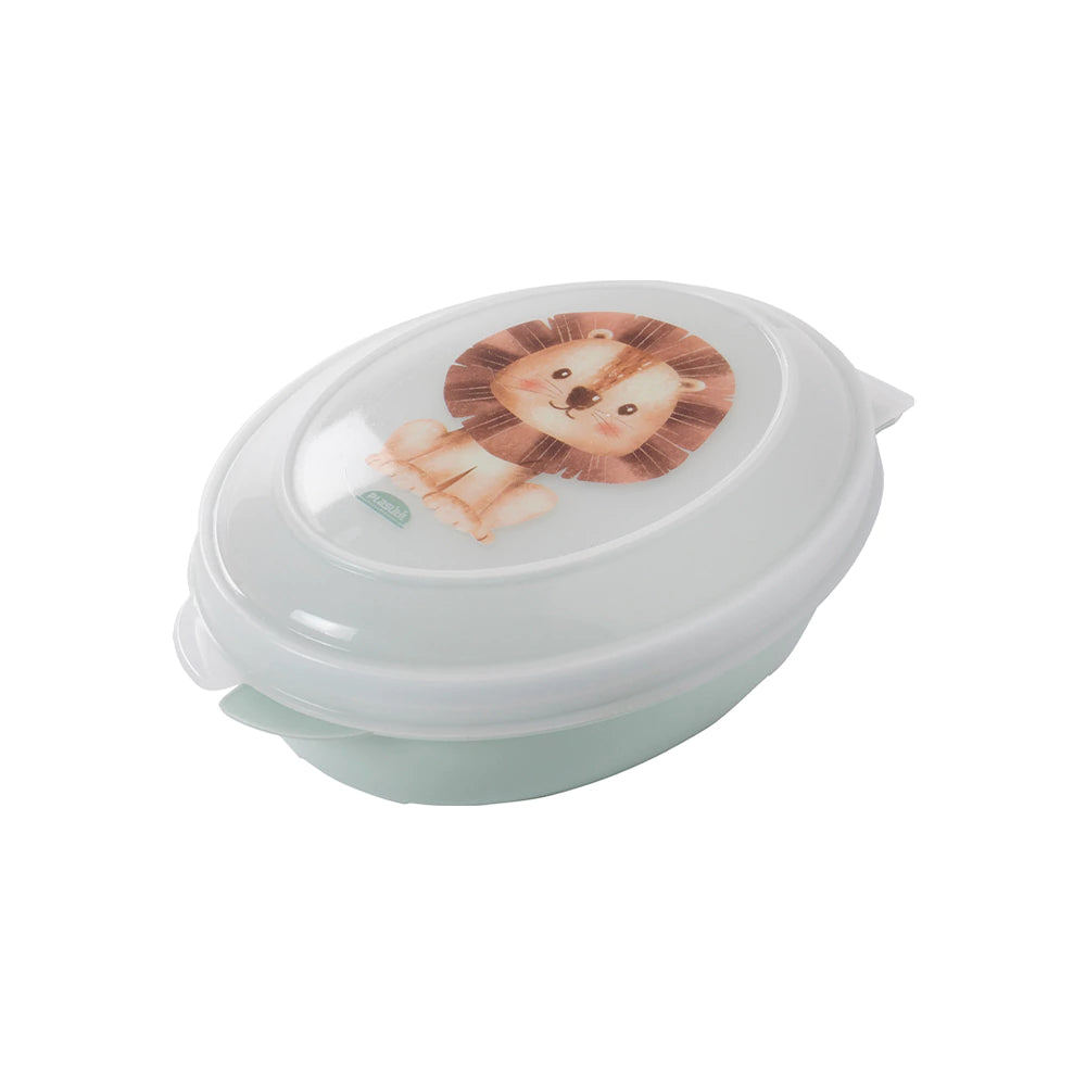 Saboneteira Infantil Plasútil com Tampa Decorada 180ml Livre de BPA