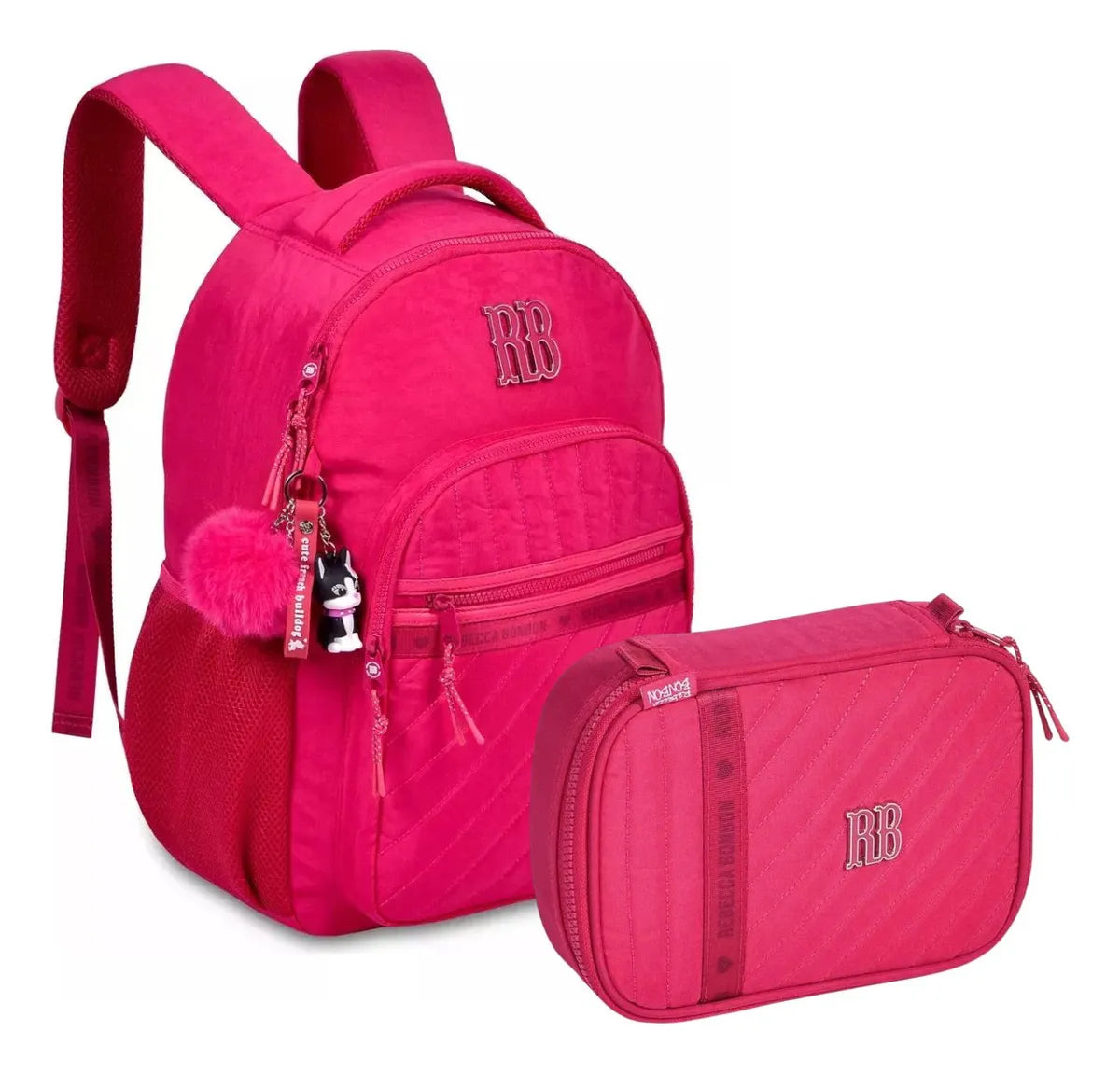 Kit Mochila Estojo Rebecca Bonbon Sweet Dream Escolar Menina