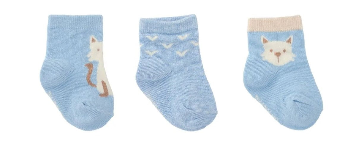 Kit Meia Infantil Masculina Pimpolho Recém Nascido Colorida Com 3 Pares