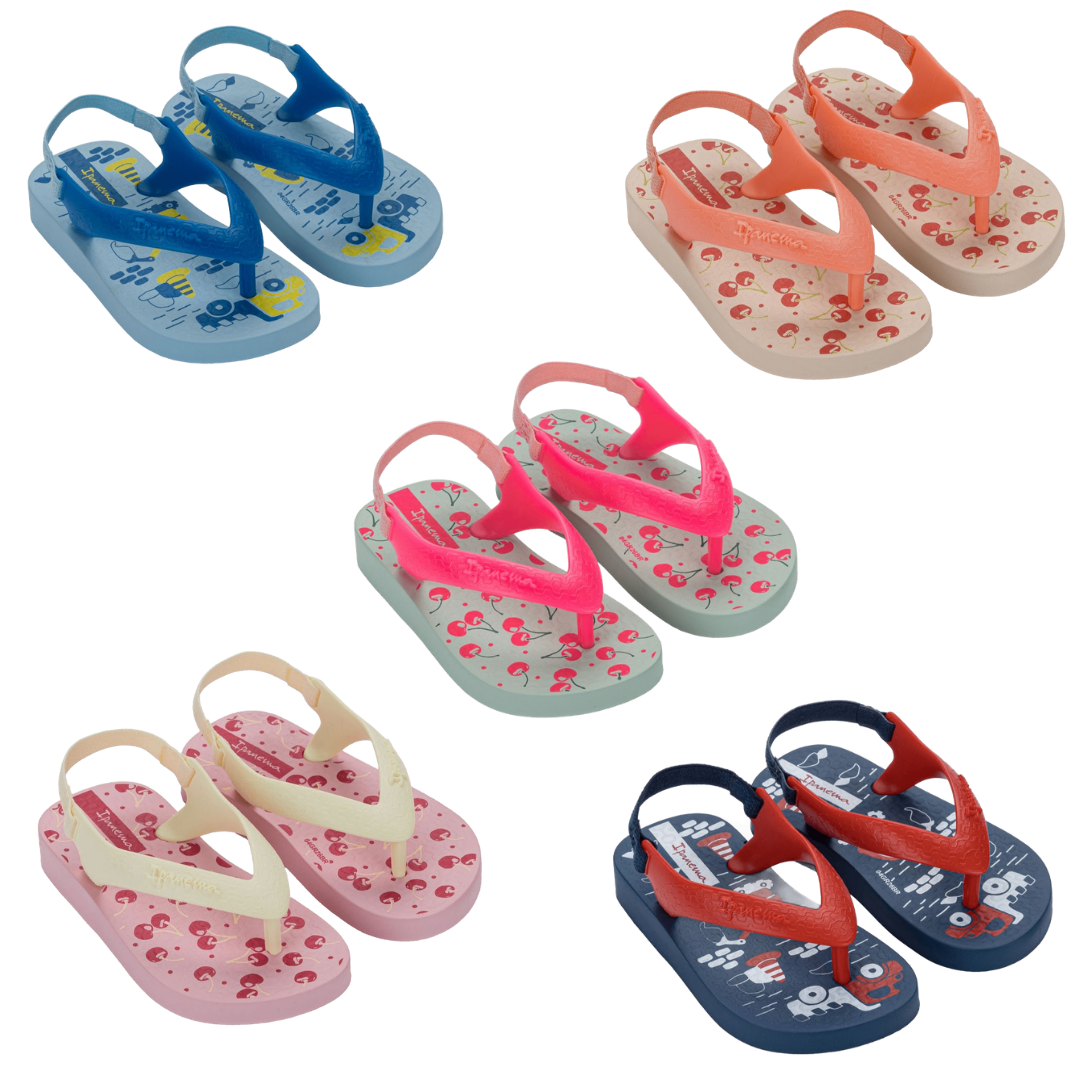 Chinelo Infantil Ipanema Classic Baby com Elástico Traseiro Grendene