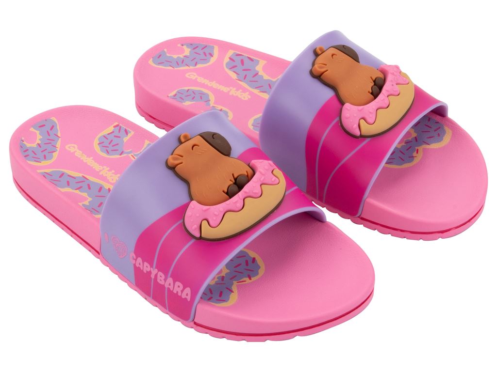 Chinelo Infantil Feminino Capi Mania Capivara Grendene Kids