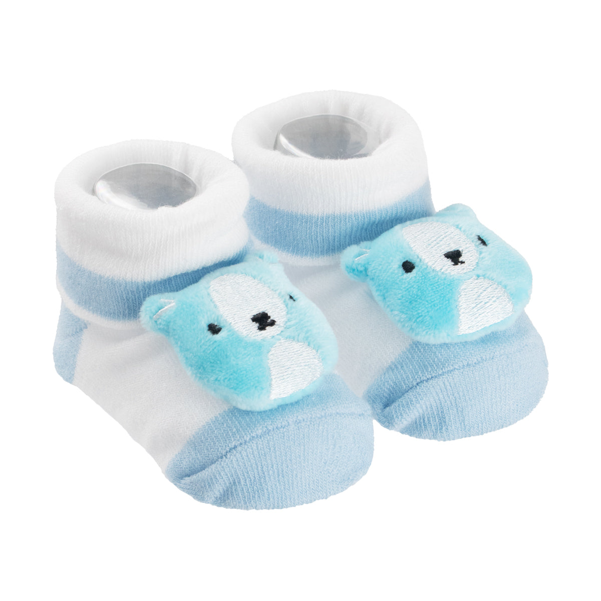 Meia Bebê Masculina com Bichinho e LED Pimpolho (0 a 6 Meses)