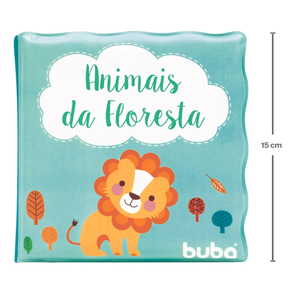 Livrinho de Banho Infantil Animais da Floresta Buba +6 Meses