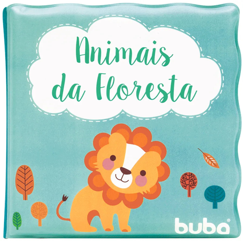 Livrinho de Banho Infantil Animais da Floresta Buba +6 Meses
