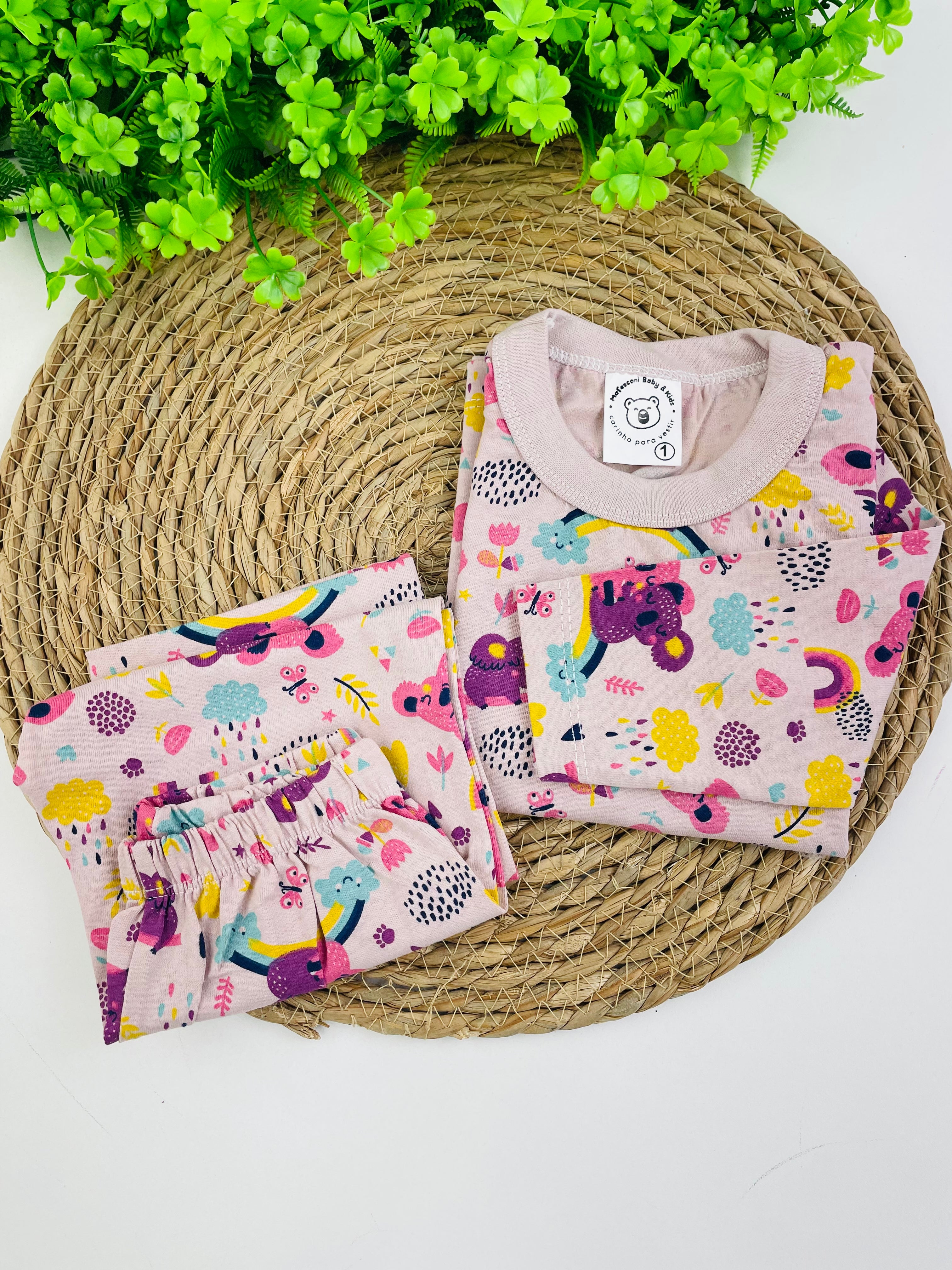 Pijama Manga Longa Mafessoni Coala