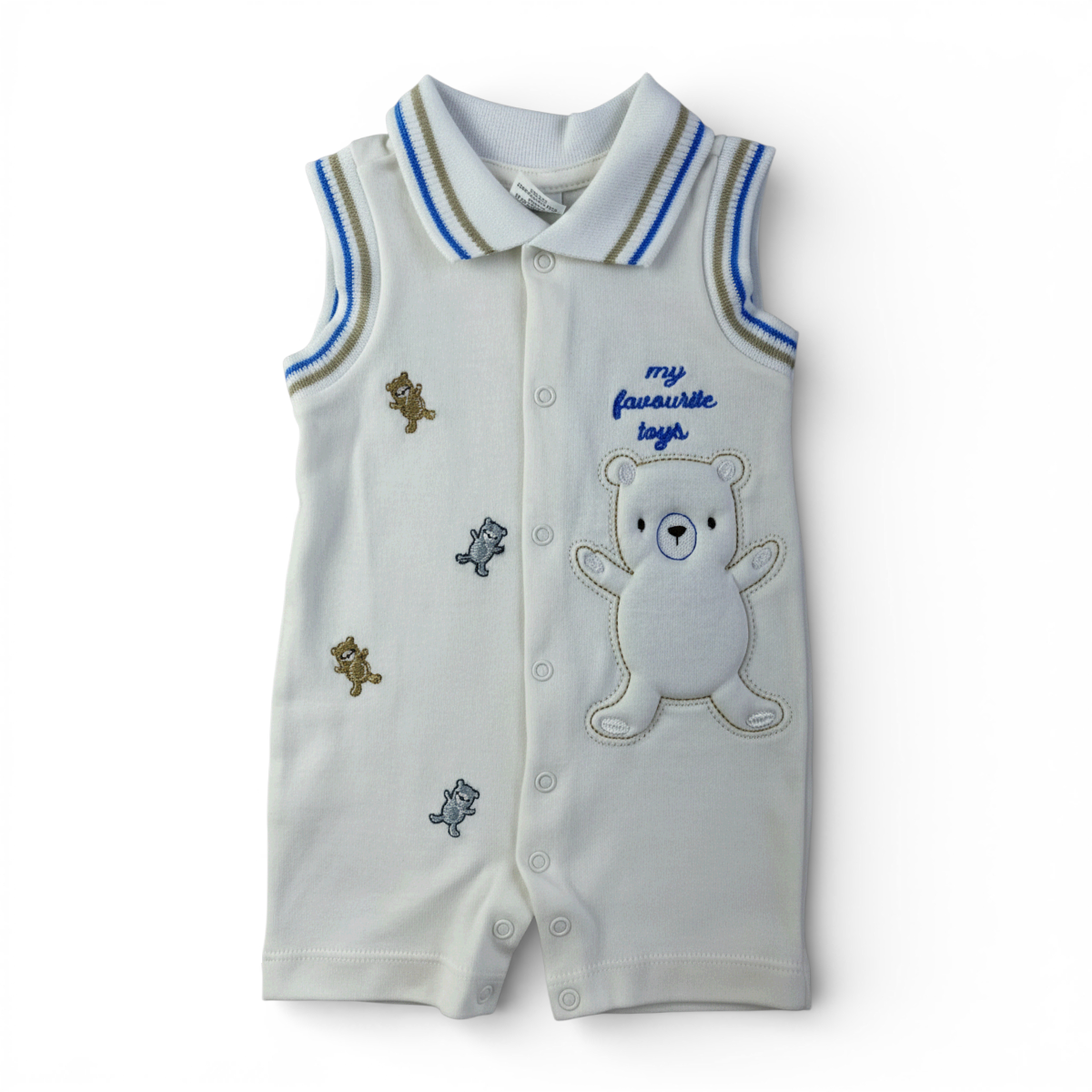 Macaquinho Masculino Infantil Curioso Polo Ursinho My Favourite Toys