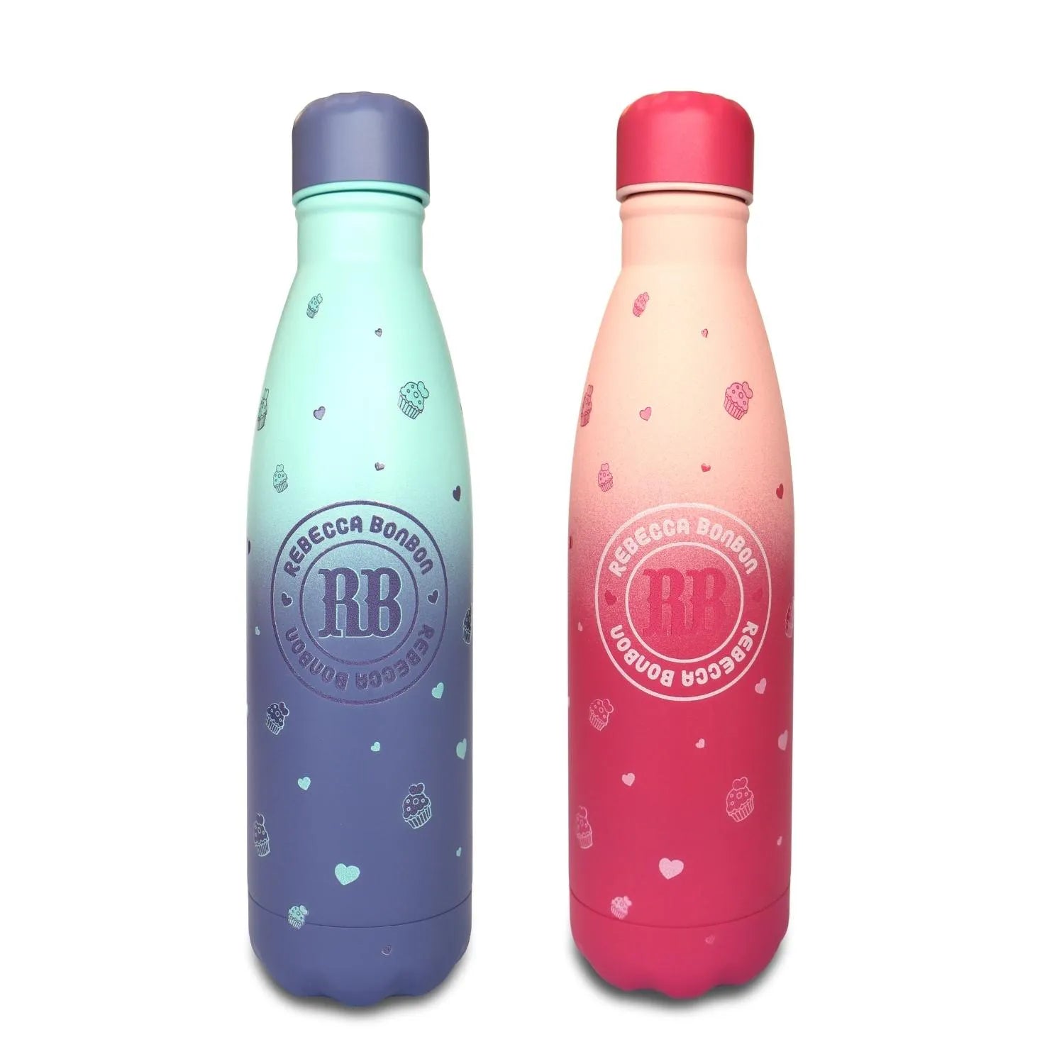 Garrafa Térmica Rebecca Bonbon Bottle Soft Romance 500ml – Aço Inox com Isolamento a Vácuo