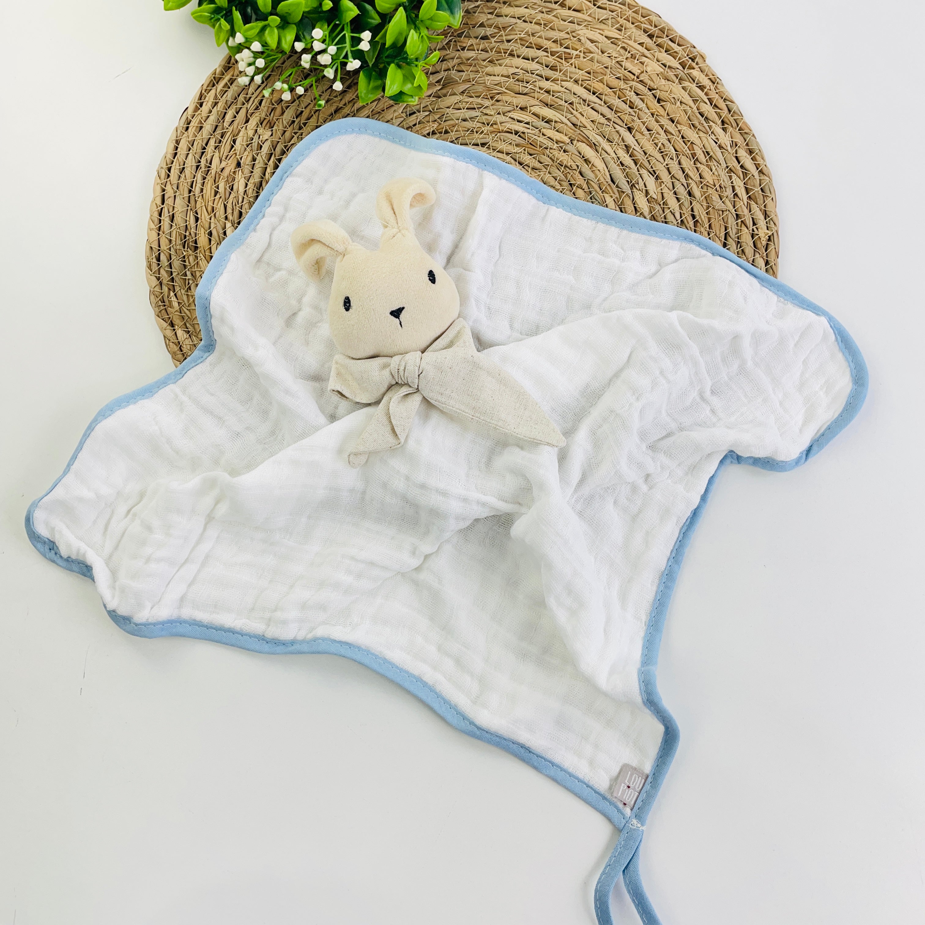 Naninha Loupiout Nature Coelhinho Com Prendedor De Chupeta