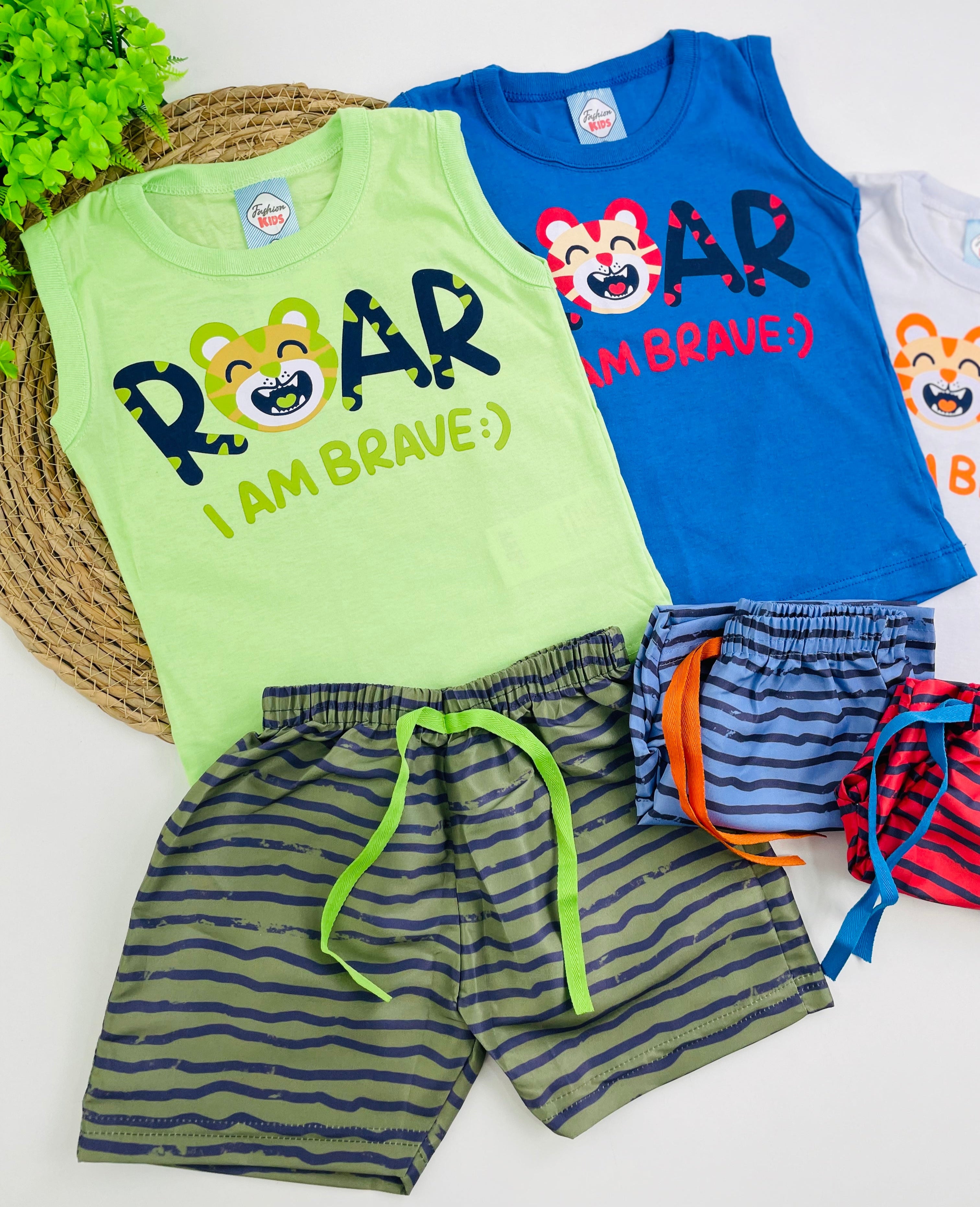 Conjunto Masculino Fashion Kids Roar