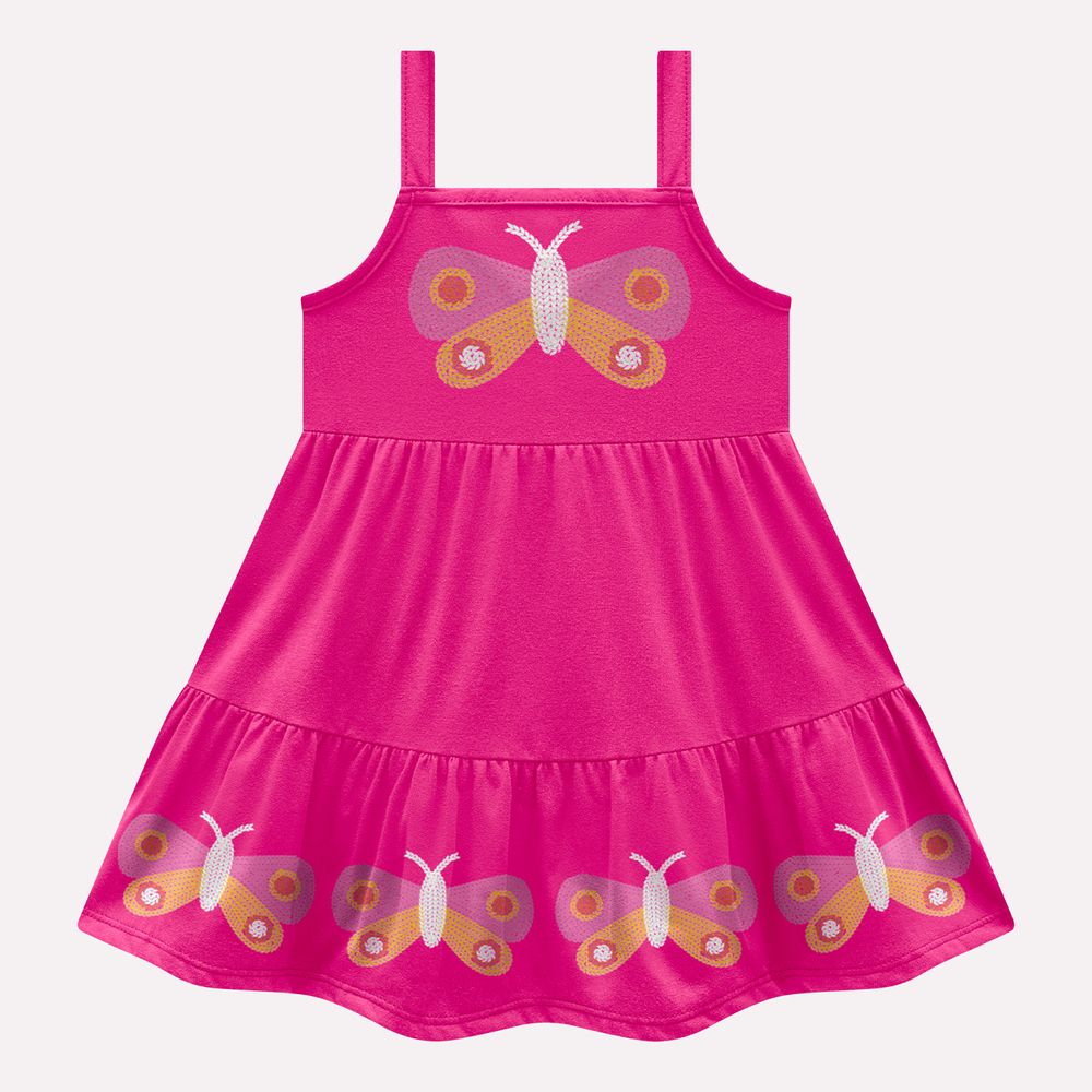 Vestido Infantil Kyly Borboleta