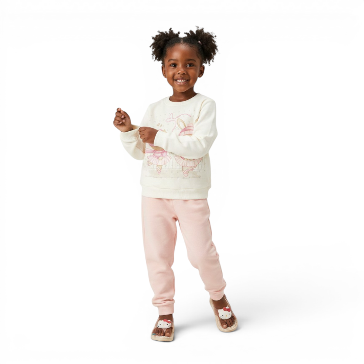Conjunto Infantil Feminino Pulla Bulla Bailarinas