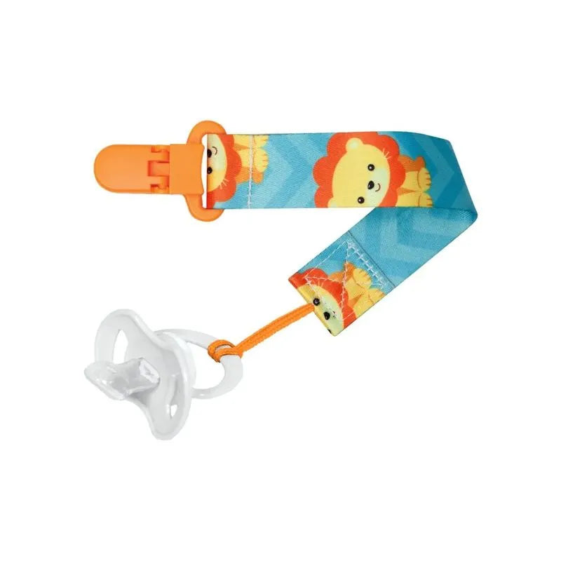 Prendedor de Chupeta Infantil Buba Animal Fun Seguro 3 Meses+