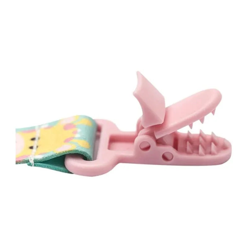 Prendedor de Chupeta Infantil Buba Animal Fun Seguro 3 Meses+