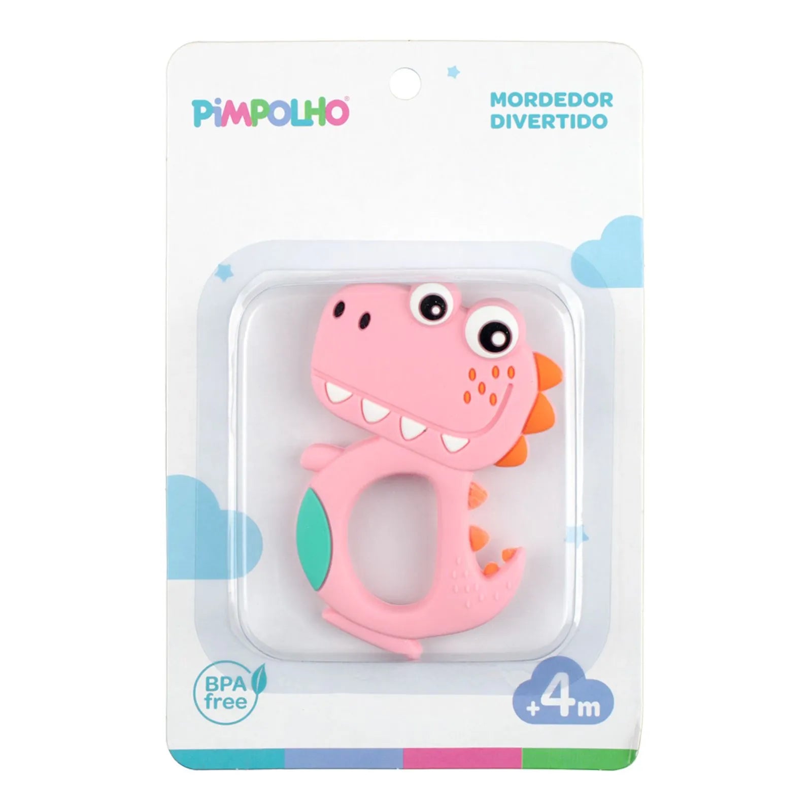 Mordedor Divertido Pimpolho Dinossauro +4M