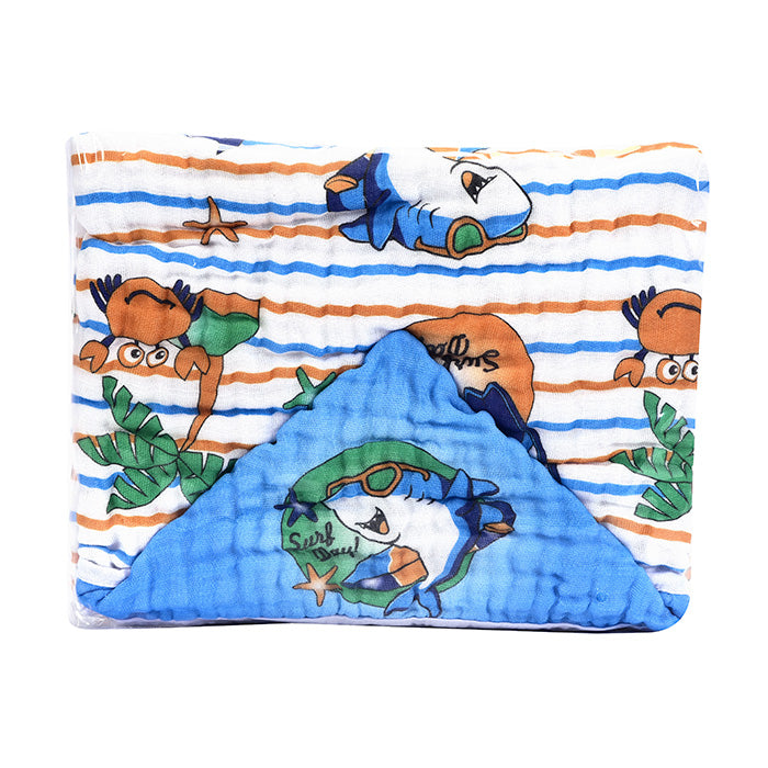Toalhão Soft Mini Herdeiros com Capuz 100x85cm