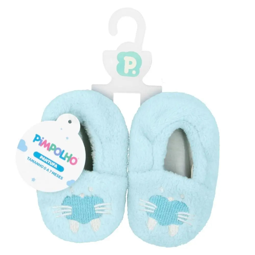 Pantufa Masculina Pimpolho Babay 00 a 07 Meses