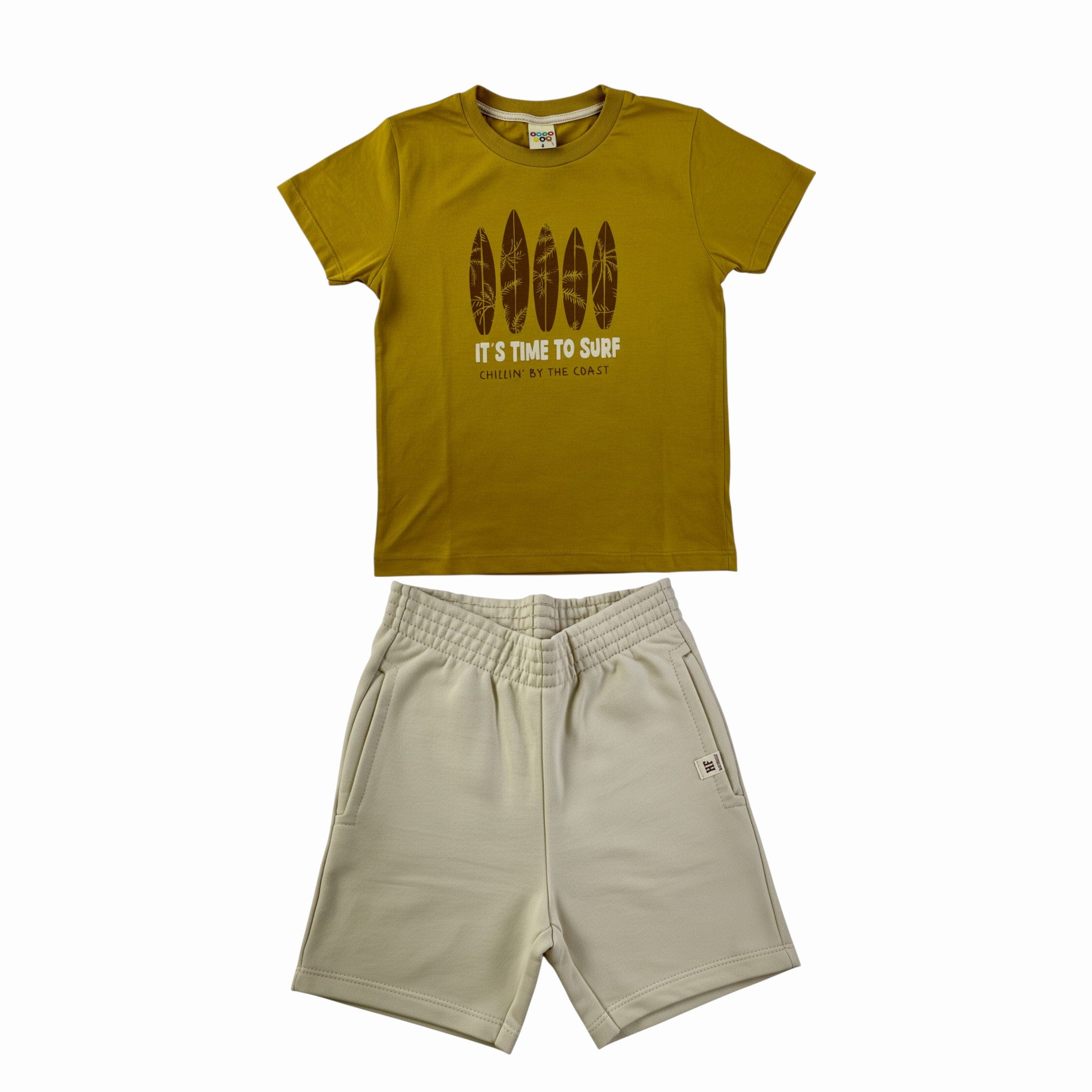 Conjunto Masculino Infantil Have Fun Pranchas Time to Surf