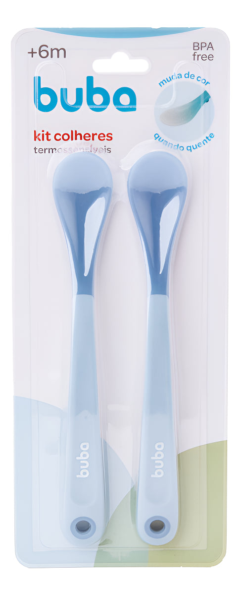 Kit de Colheres Termossensíveis Buba – 2 Peças | +6 Meses