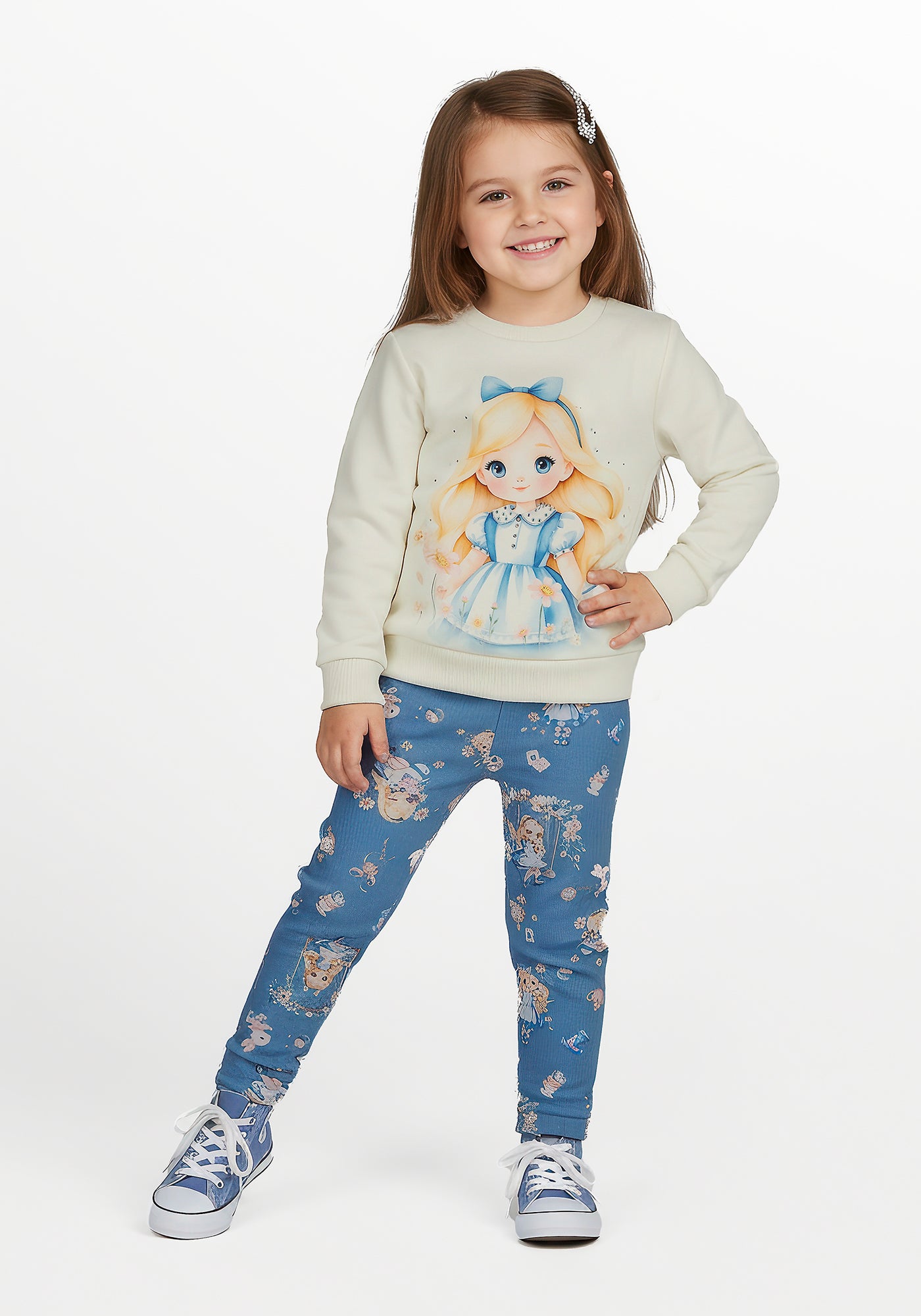 Conjunto Infantil Alakazoo Moletinho Soft Premium com Interior Peluciado