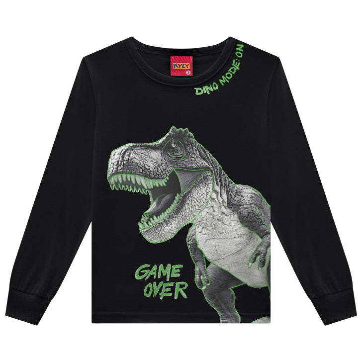 Camiseta Masculina Kyly Dino Game Over