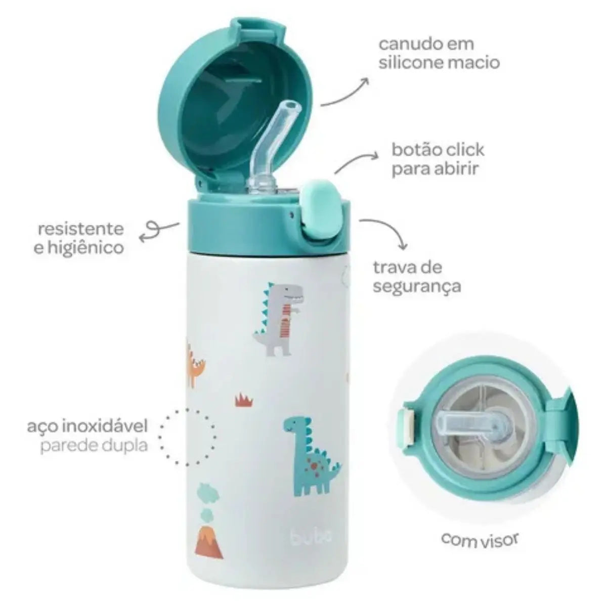 Garrafa Térmica Parede Dupla Magic 320 Ml