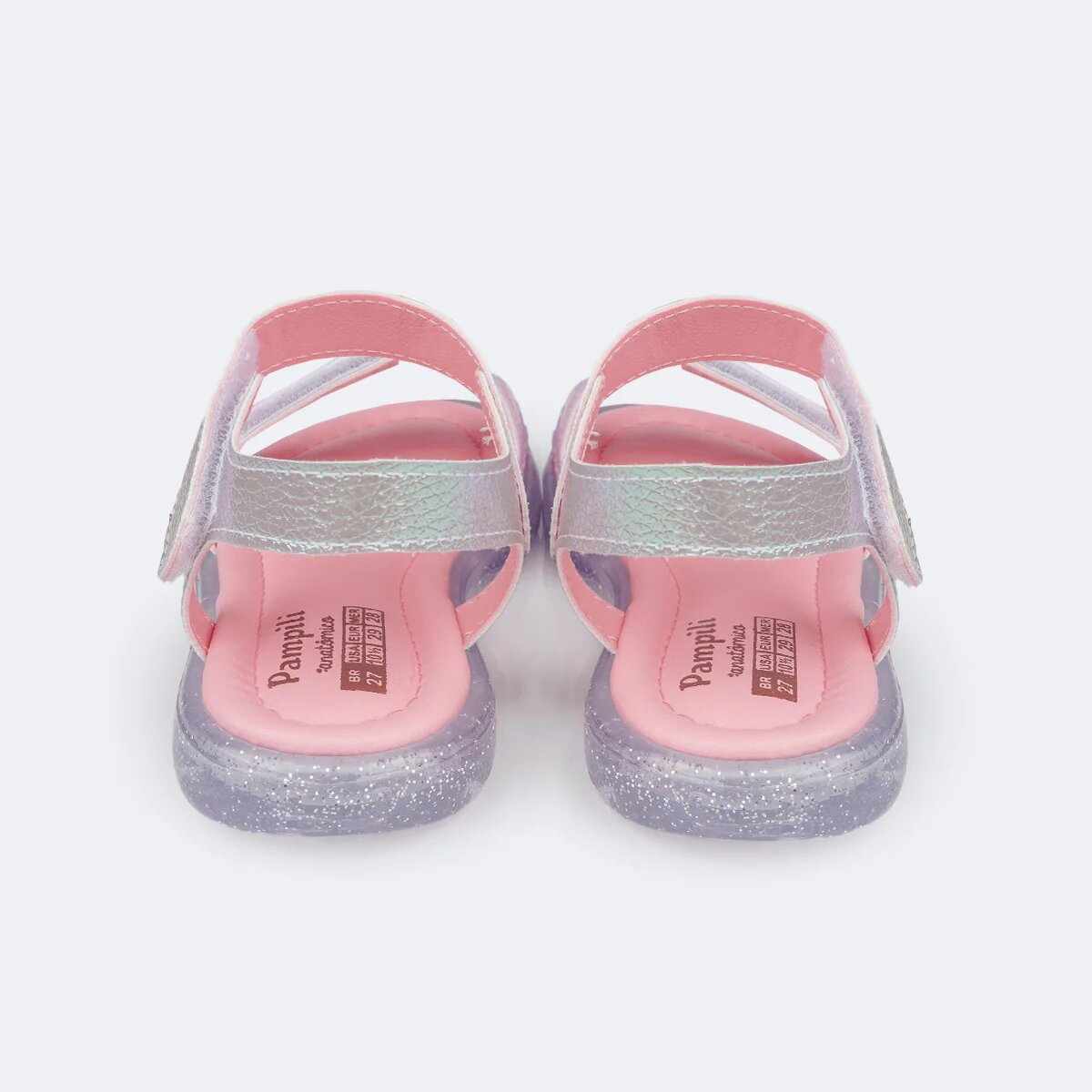 Sandália Infantil Pampili Lulli Led Sereia