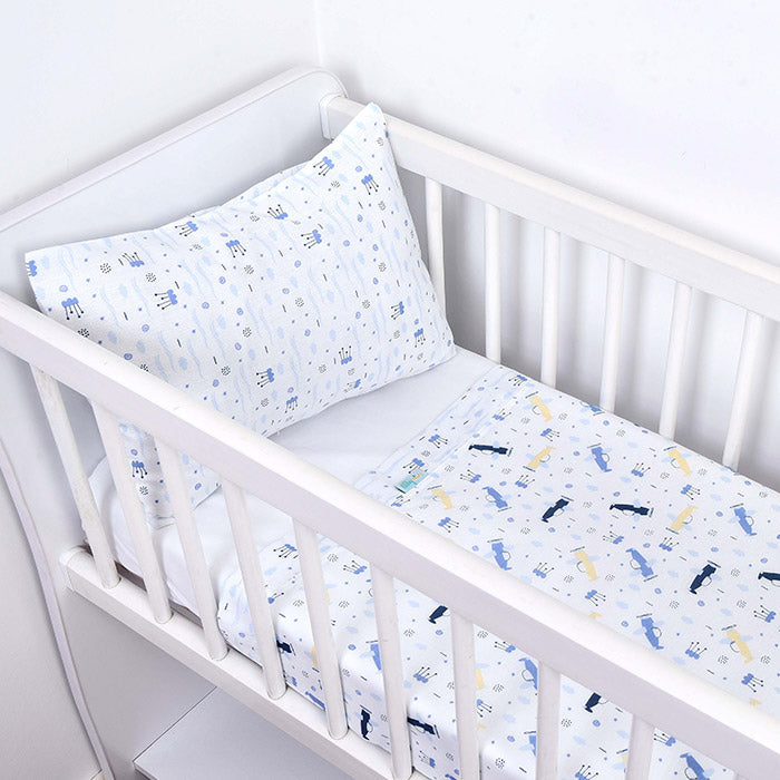 Jogo Mini Berço Baby Nice Estampado 3 Peças