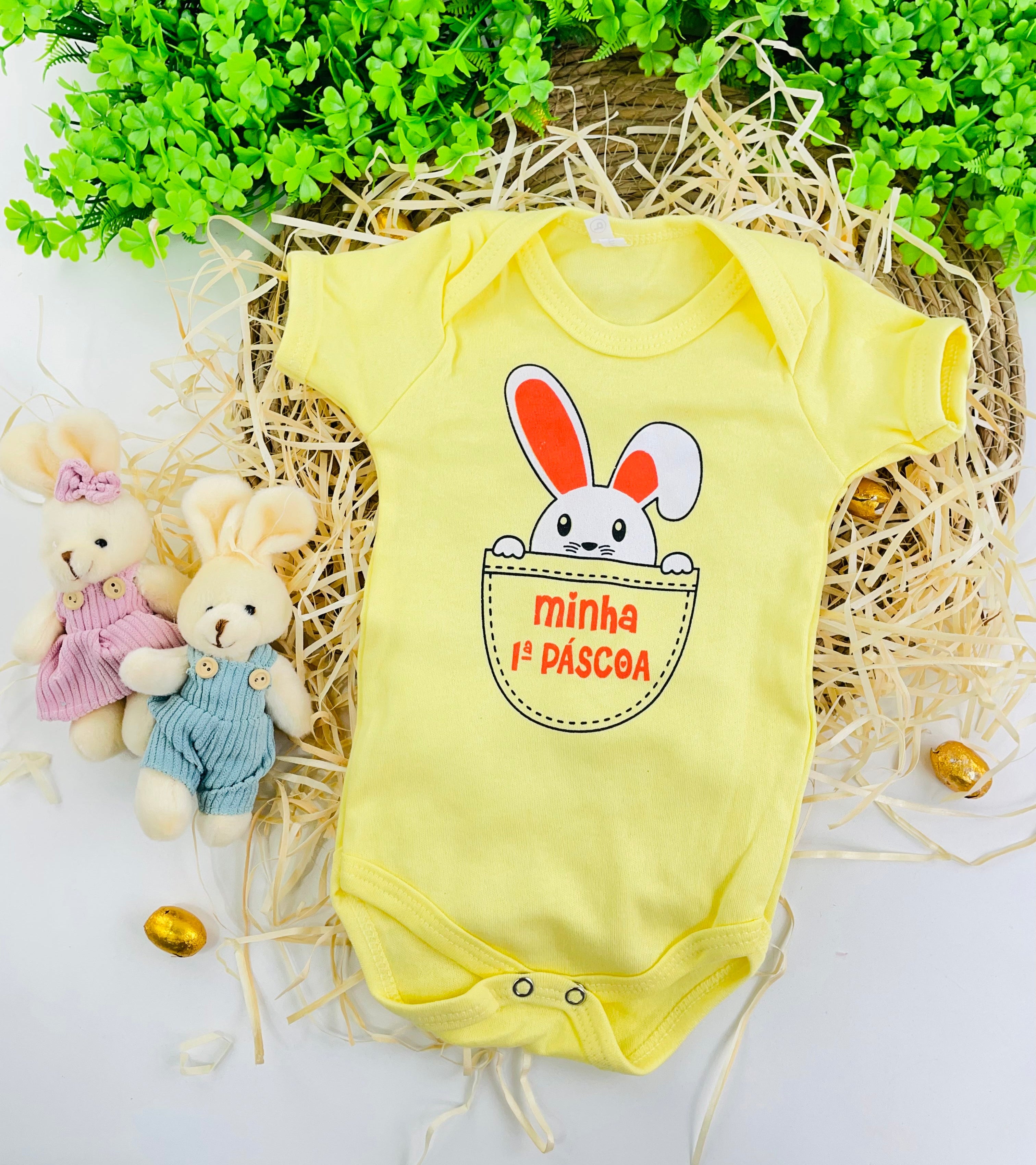Body Baby Kids Minha Primeira Páscoa