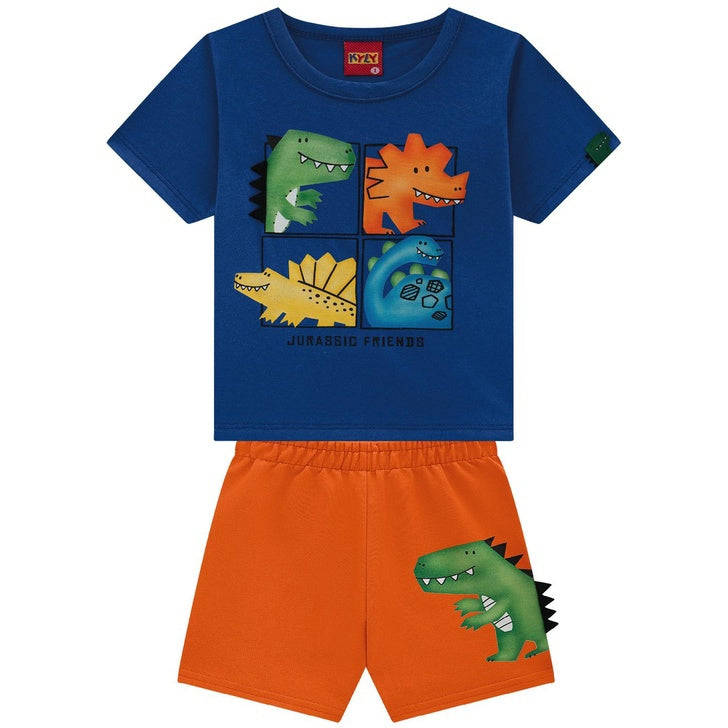 Conjunto Infantil Masculino Kyly Jurassic Friends