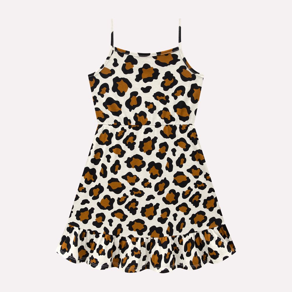 Vestido Infantil Kyly Onça