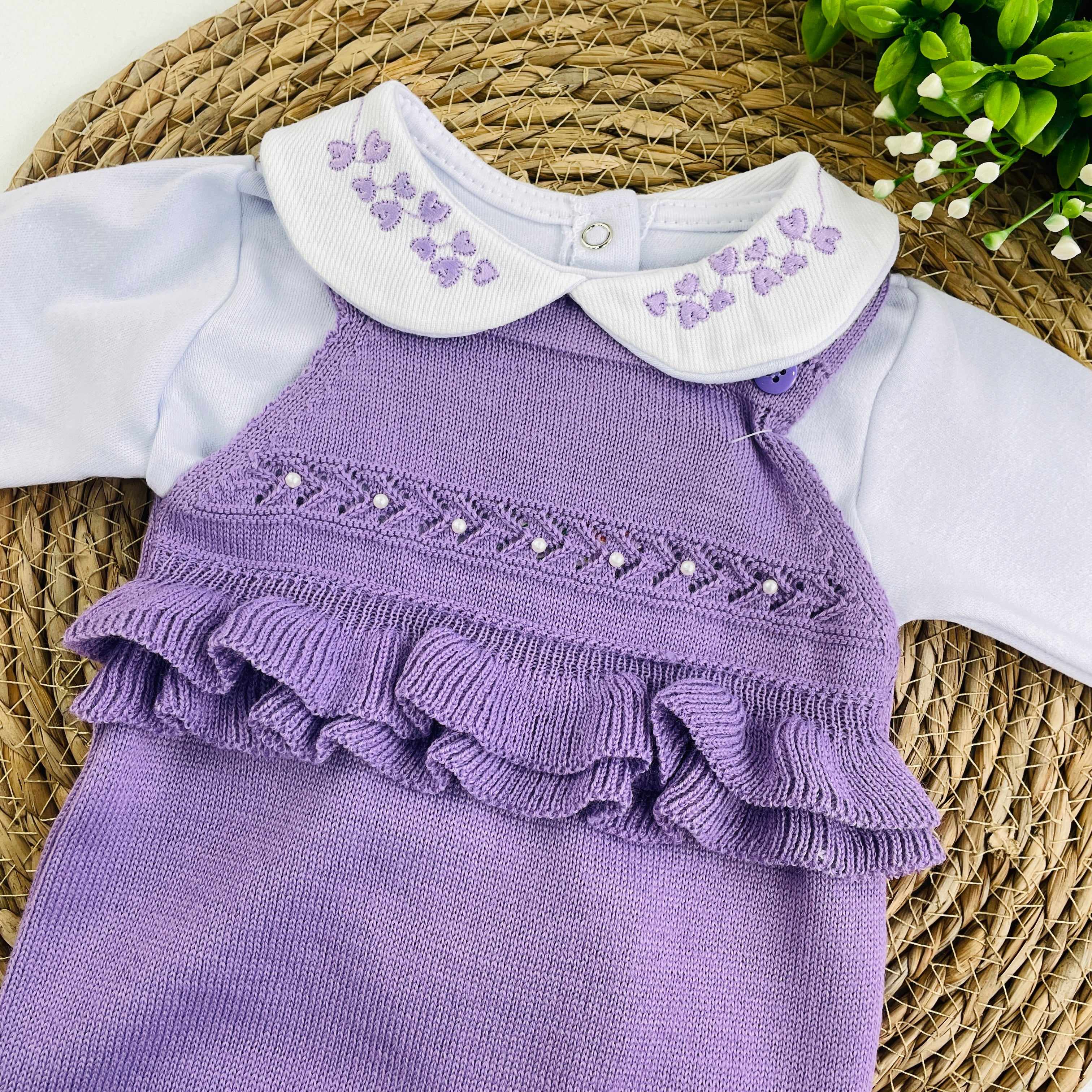 Jardineira Tamine Baby Ayla 2 Peças