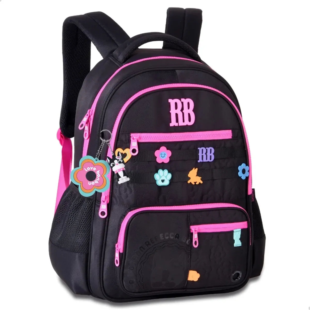 Mochila De Costas Rebecca Bonbon Flower Power 17,5 Escolar